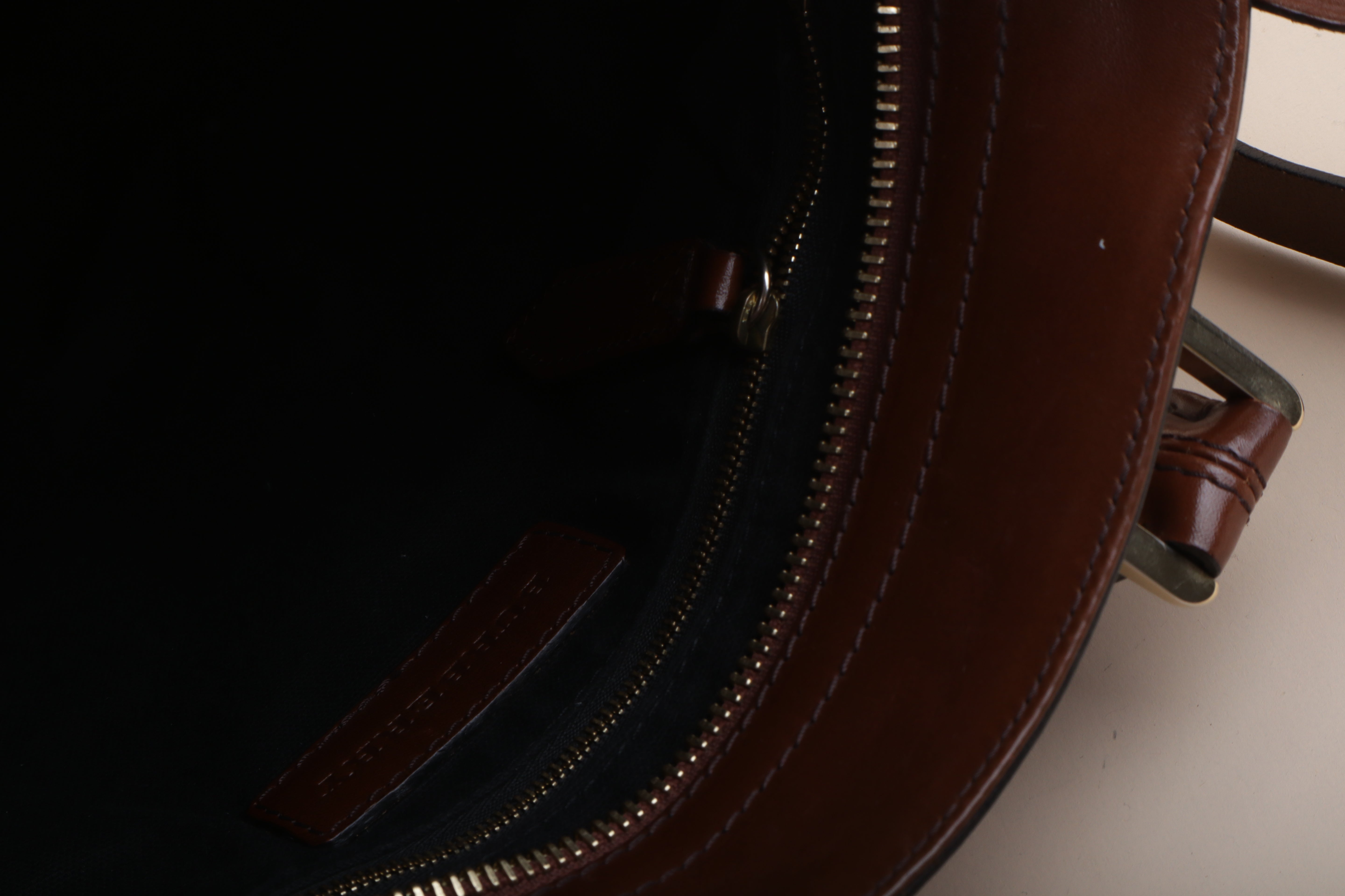 Burberry Bicolor House Check Bridle Kenny Tote Bag with Strap