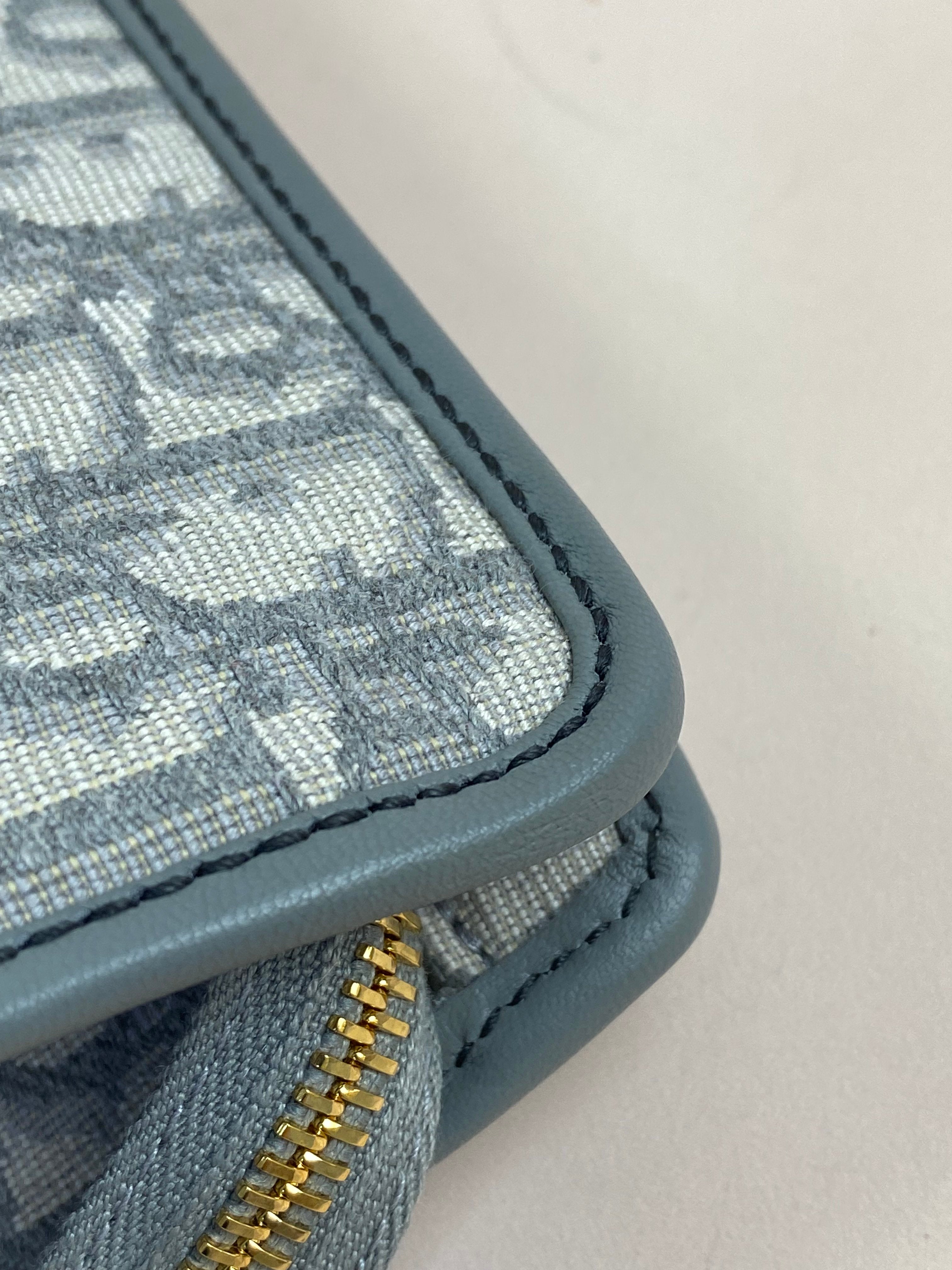 Christian Dior Grey Montaigne Pouch