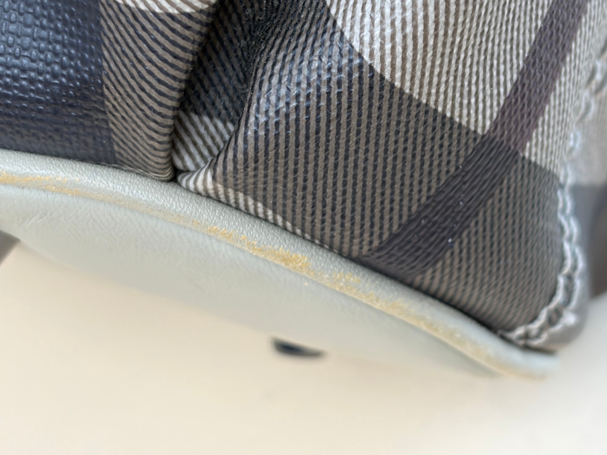 Burberry Smoked Check Coated Canvas Small Northfield Bag-shoulder bag& top handle-Burberry-The Closet Egypt