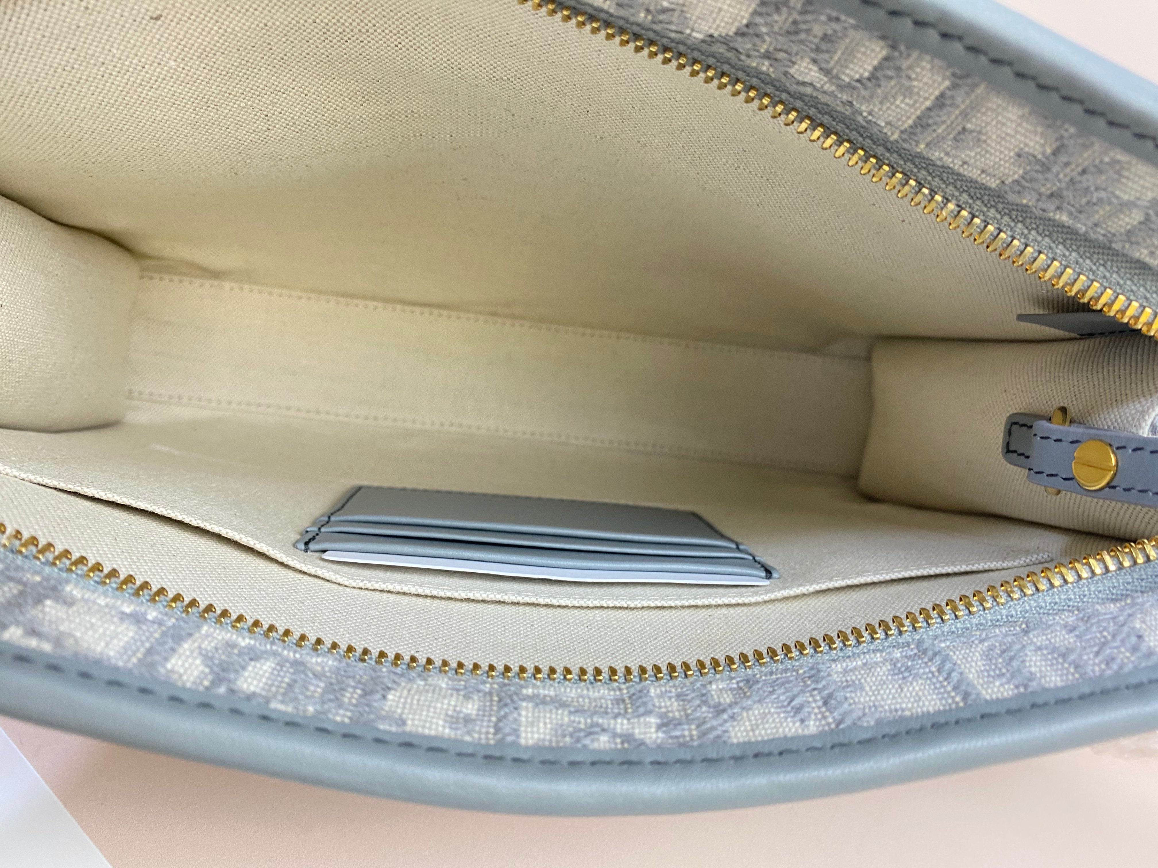 Christian Dior Grey Montaigne Pouch-Pouch-Christian Dior-The Closet Egypt