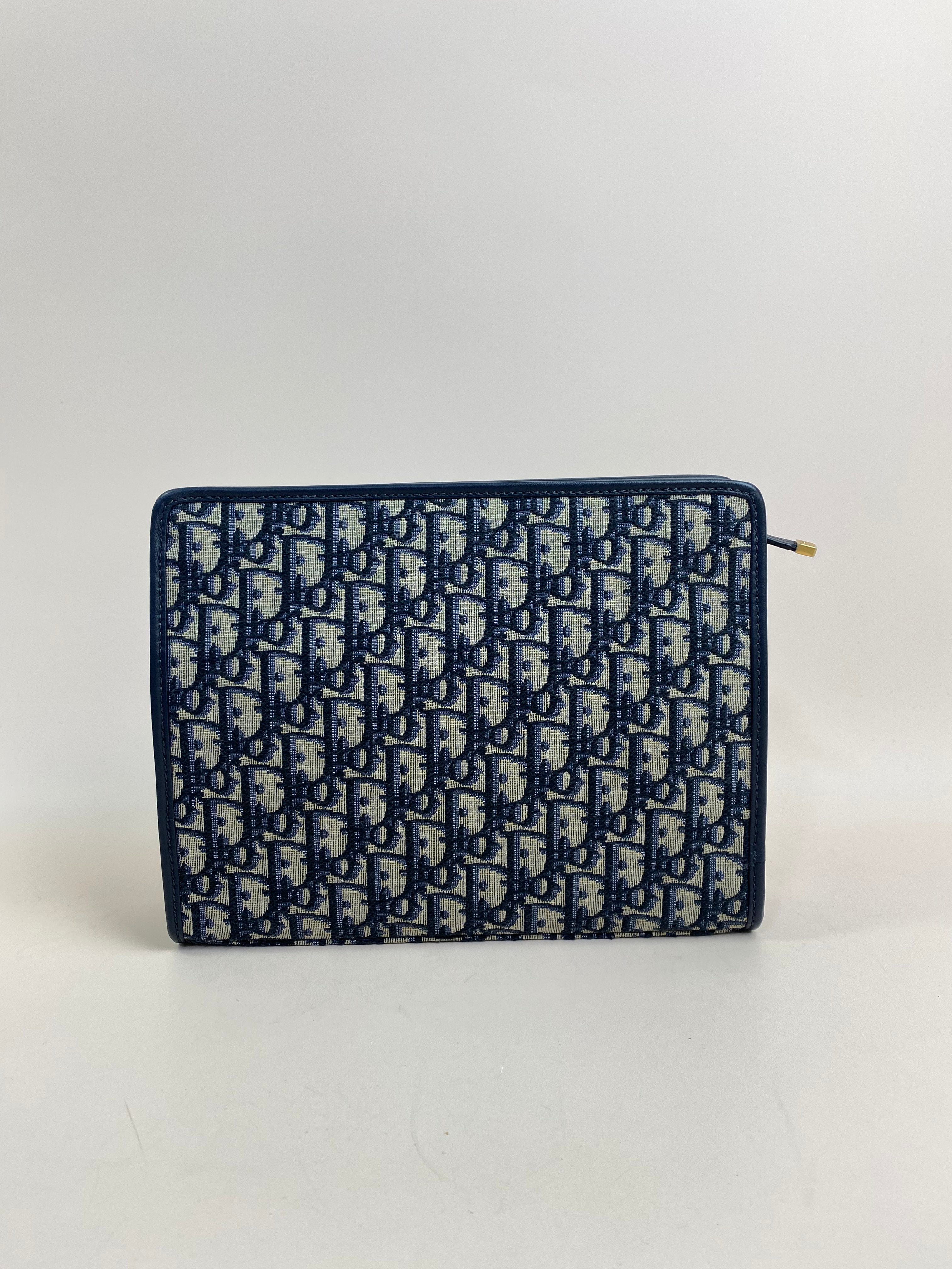 Christian Dior Blue Montaigne Pouch