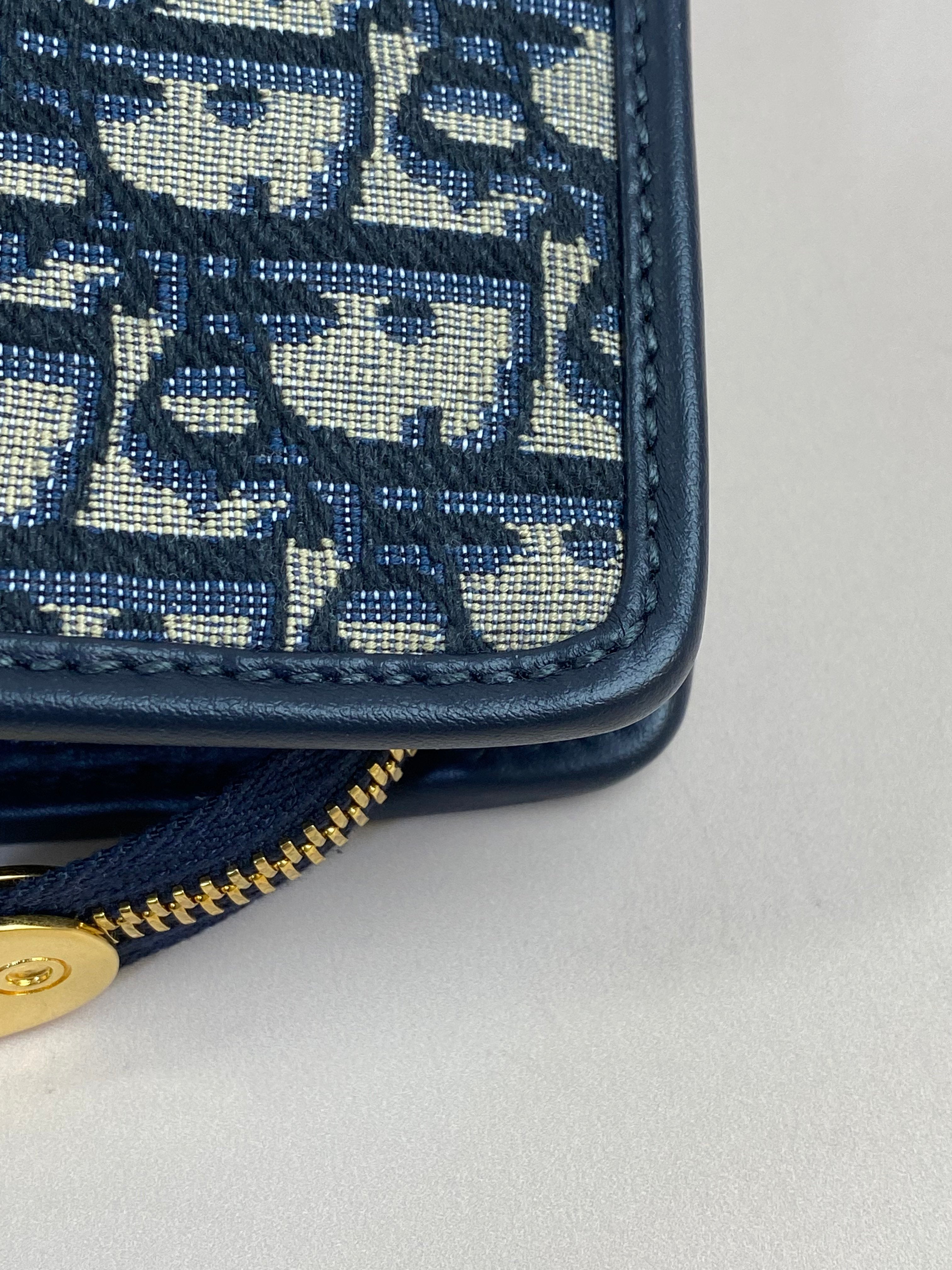 Christian Dior Blue Montaigne Pouch