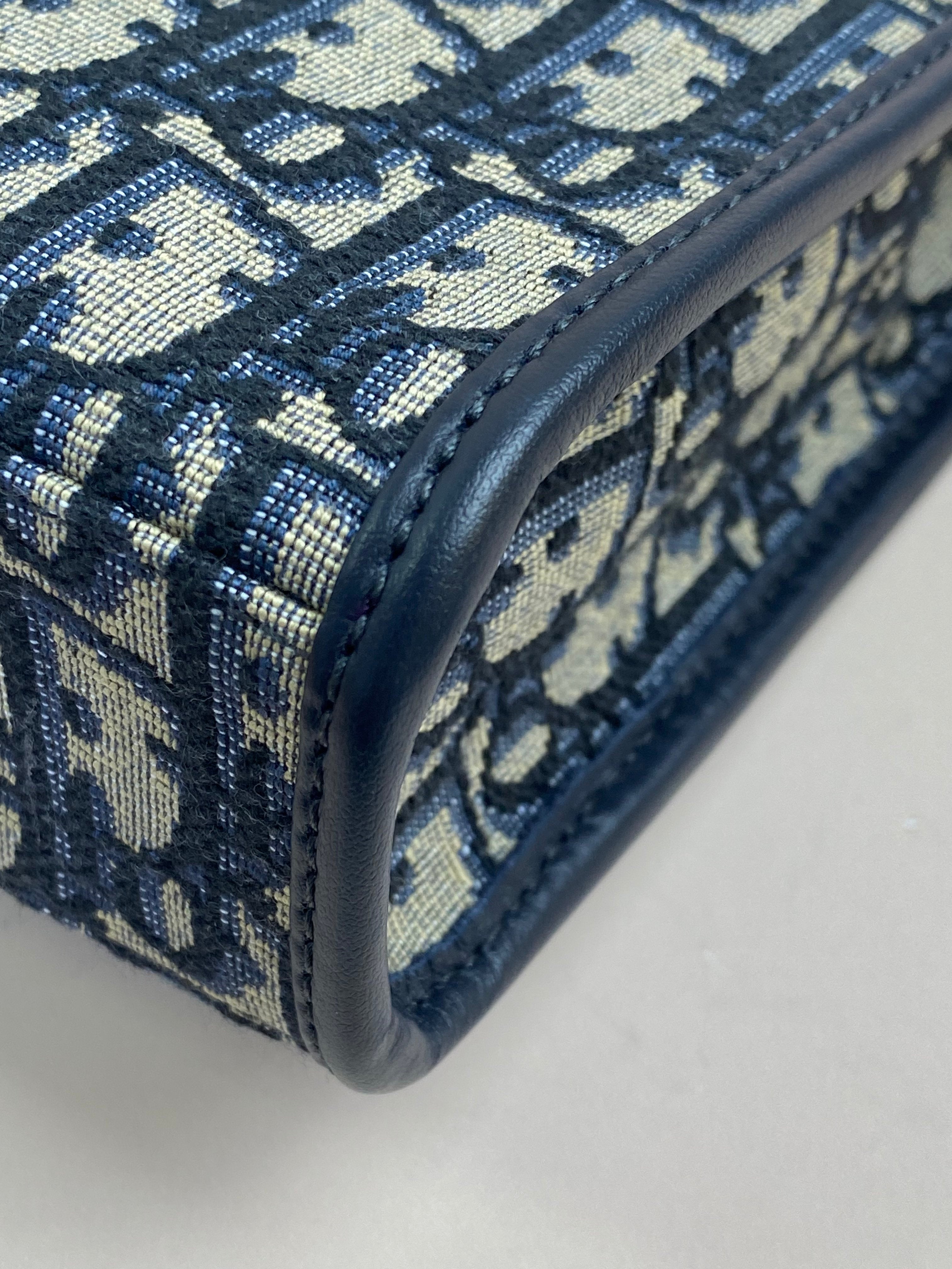 Christian Dior Blue Montaigne Pouch