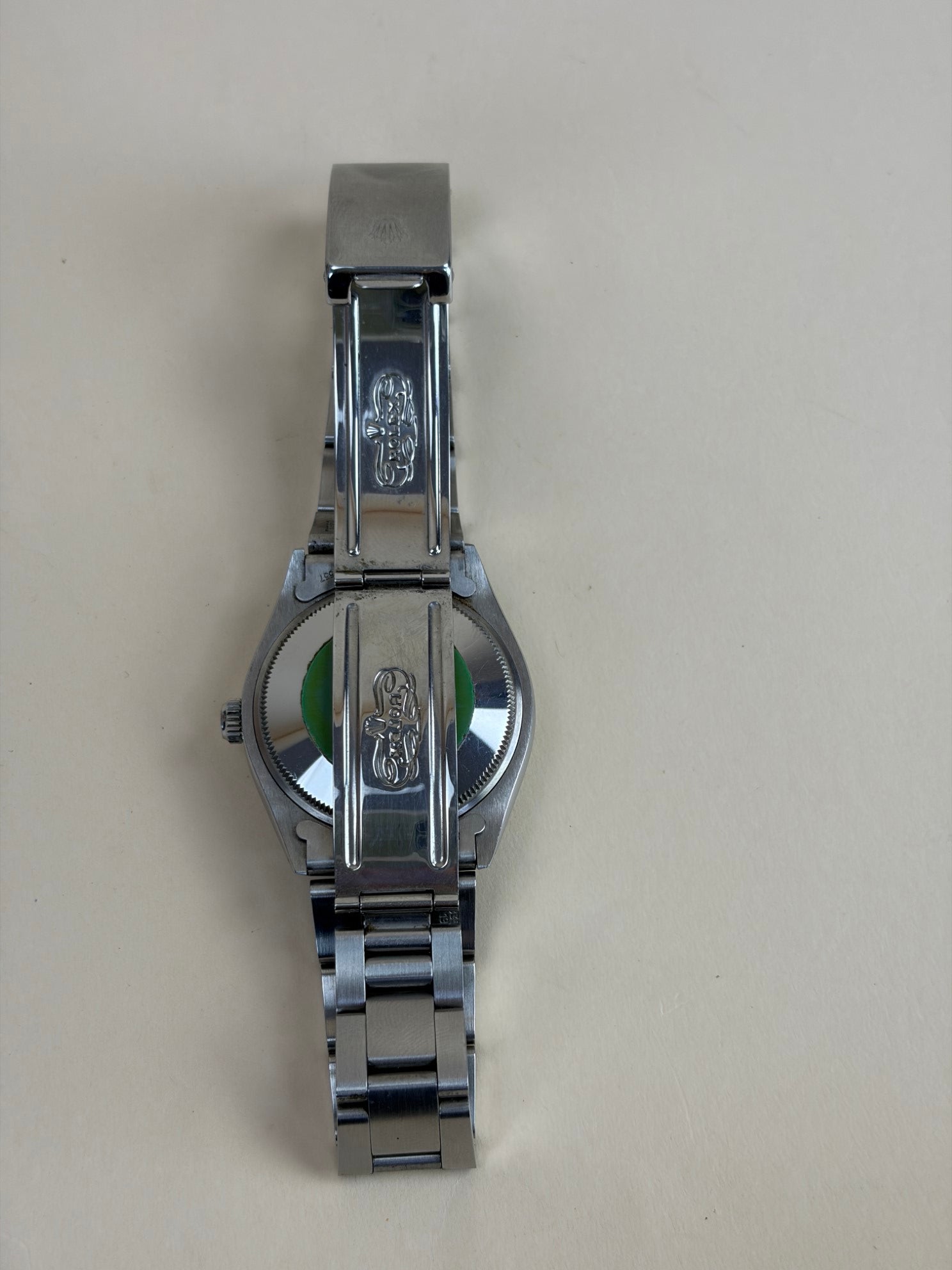 Rolex Stainless Steel Air king Vintage Oyster Precision Stamped 5500 34mm Watch