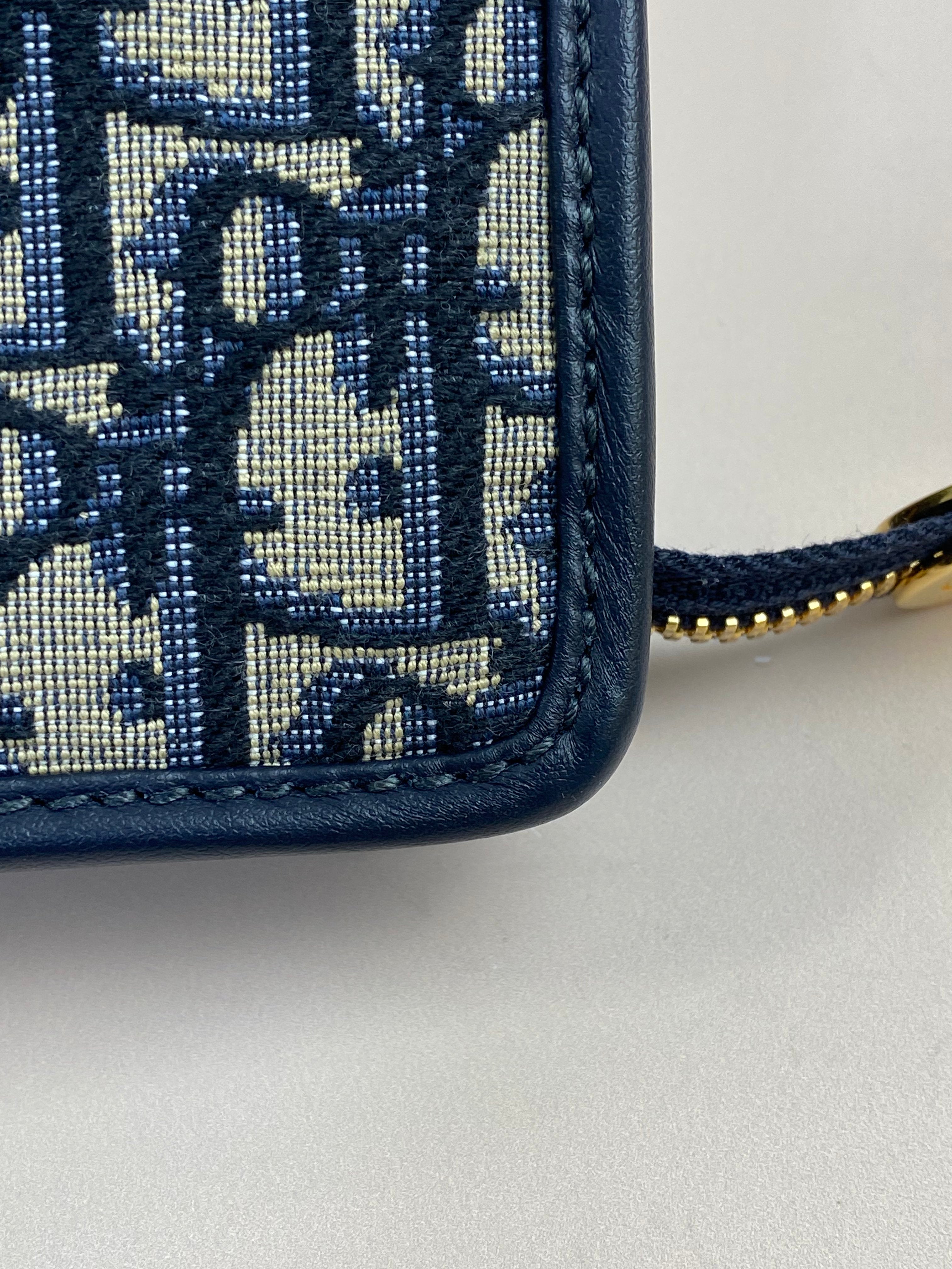 Christian Dior Blue Montaigne Pouch