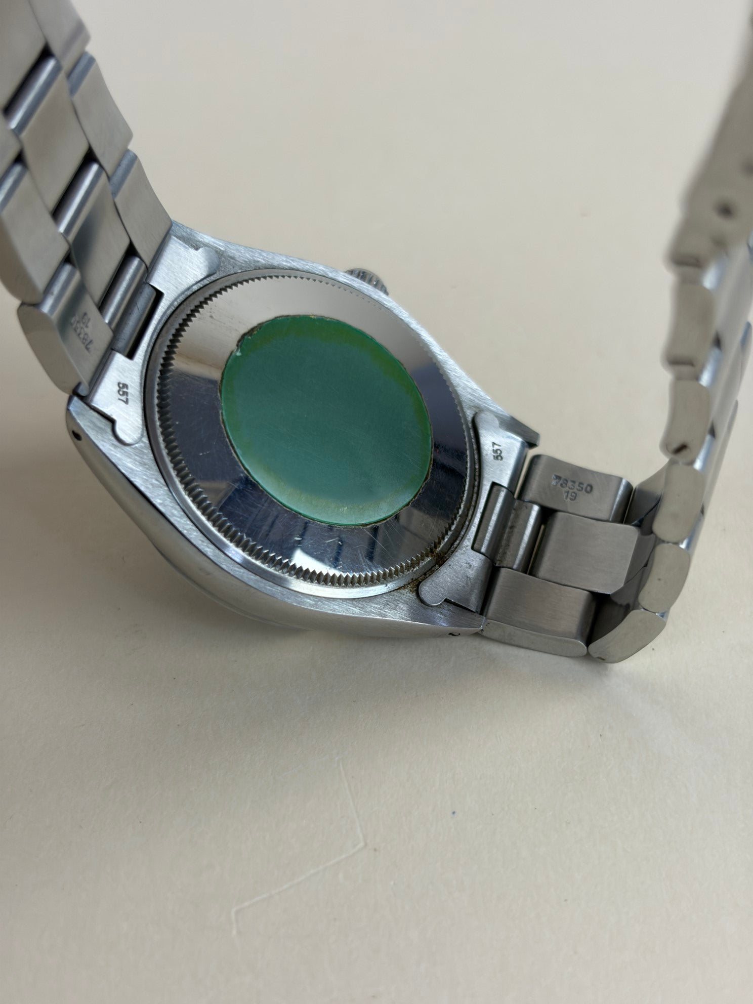 Rolex Stainless Steel Air king Vintage Oyster Precision Stamped 5500 34mm Watch