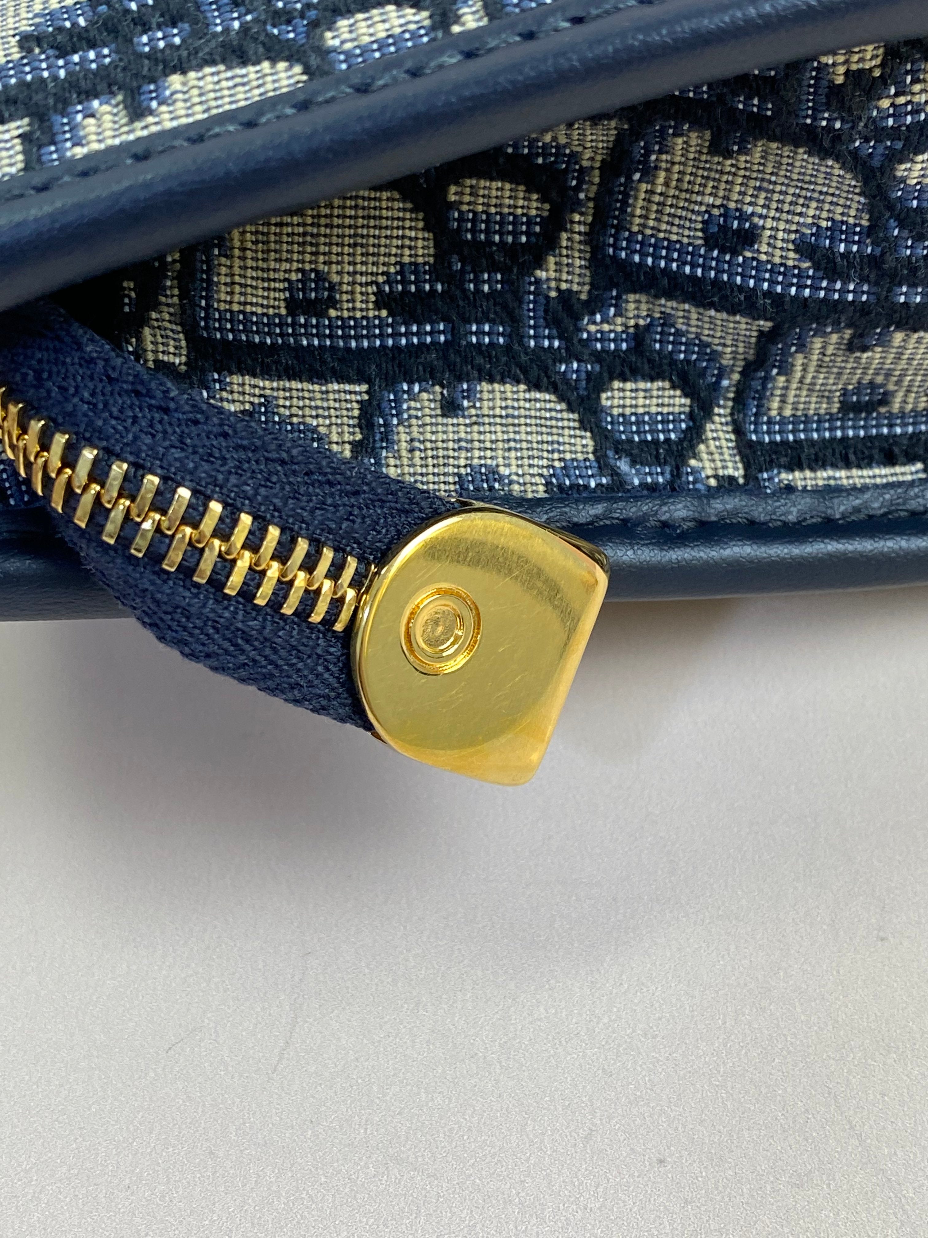 Christian Dior Blue Montaigne Pouch