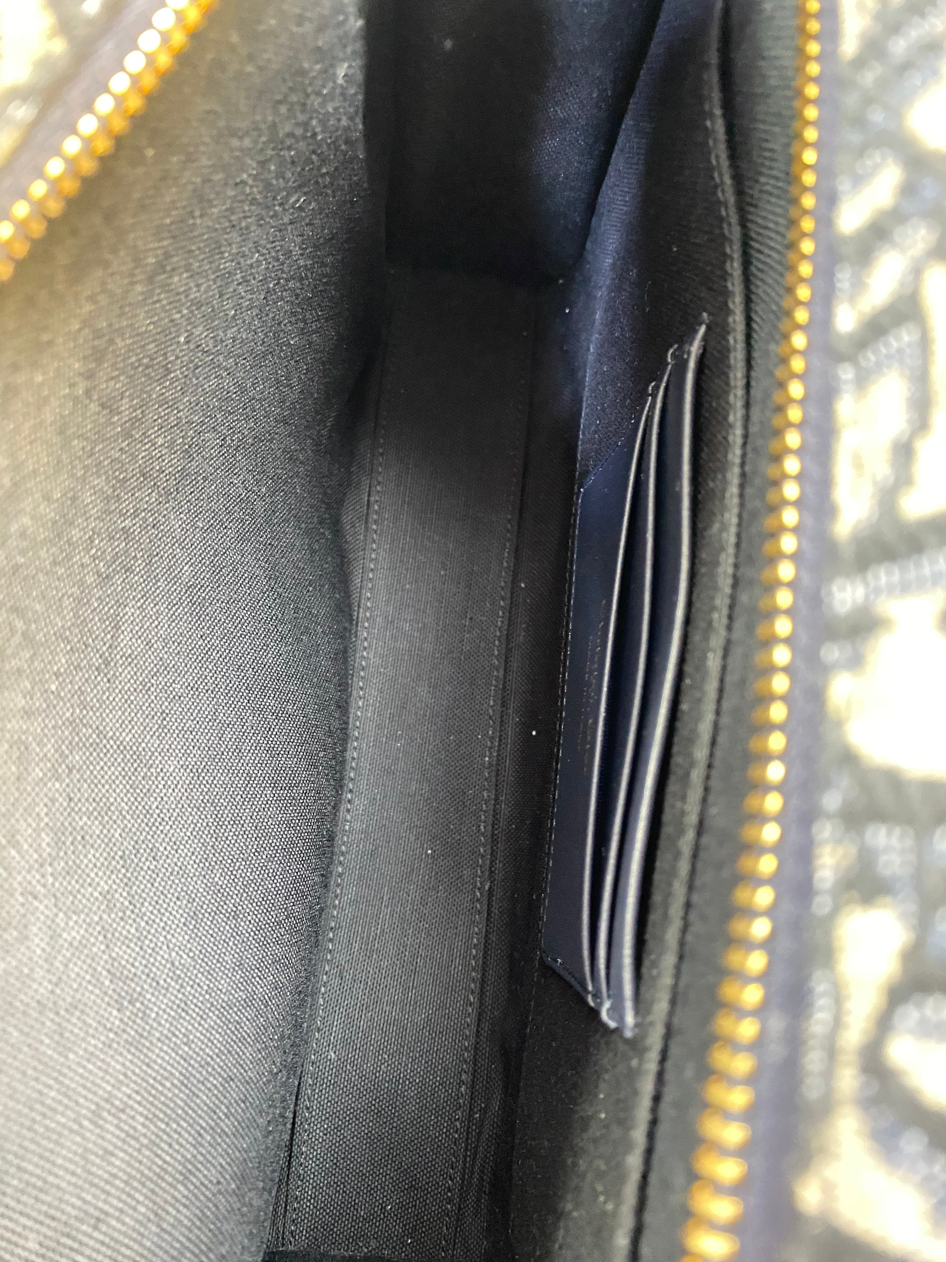 Christian Dior Blue Montaigne Pouch
