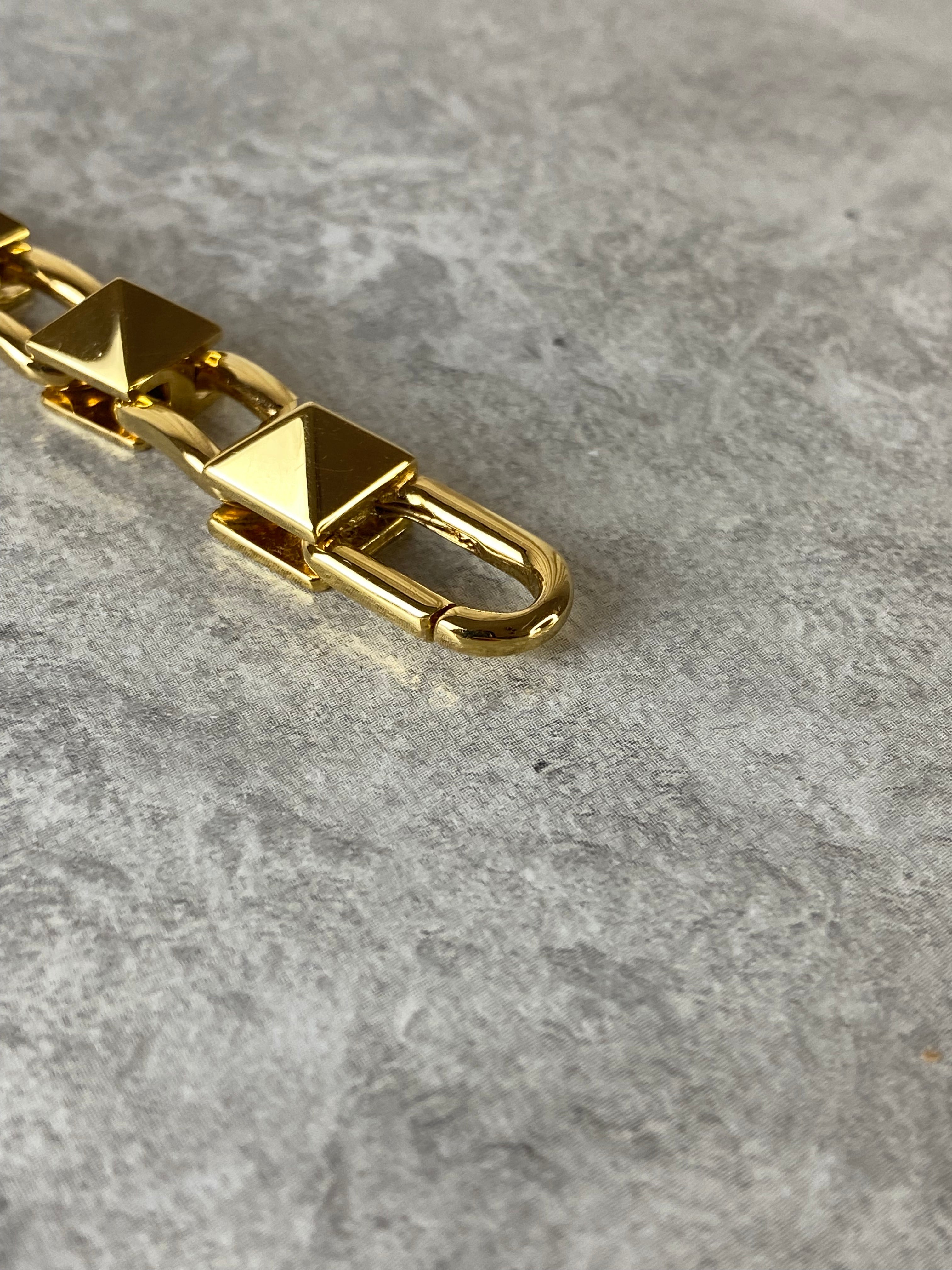 Valentino Gold Studded Bracelet-Bracelet-Valentino-The Closet Egypt