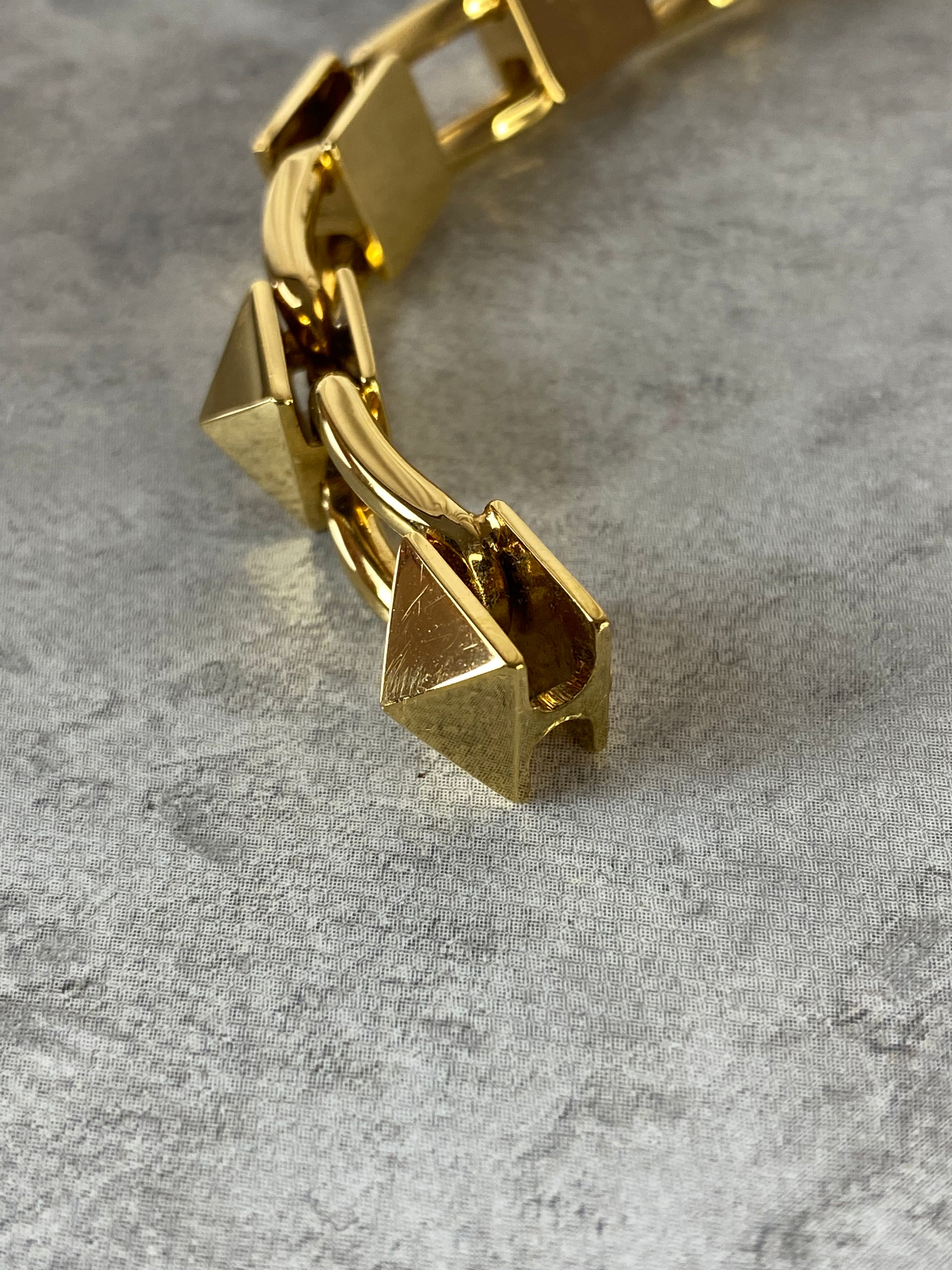 Valentino Gold Studded Bracelet-Bracelet-Valentino-The Closet Egypt