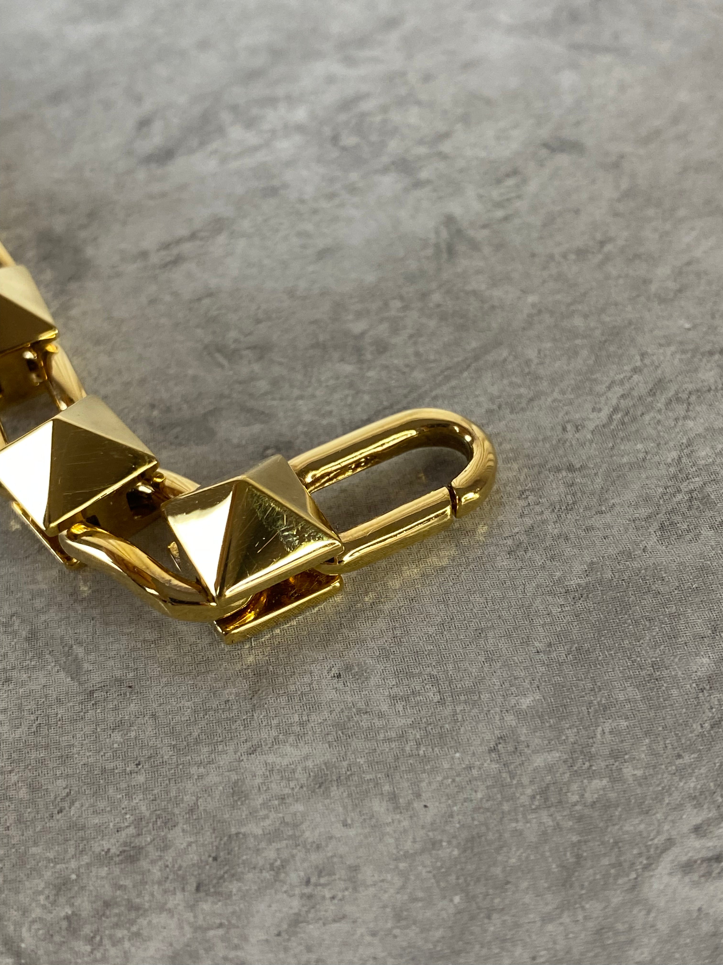 Valentino Gold Studded Bracelet-Bracelet-Valentino-The Closet Egypt