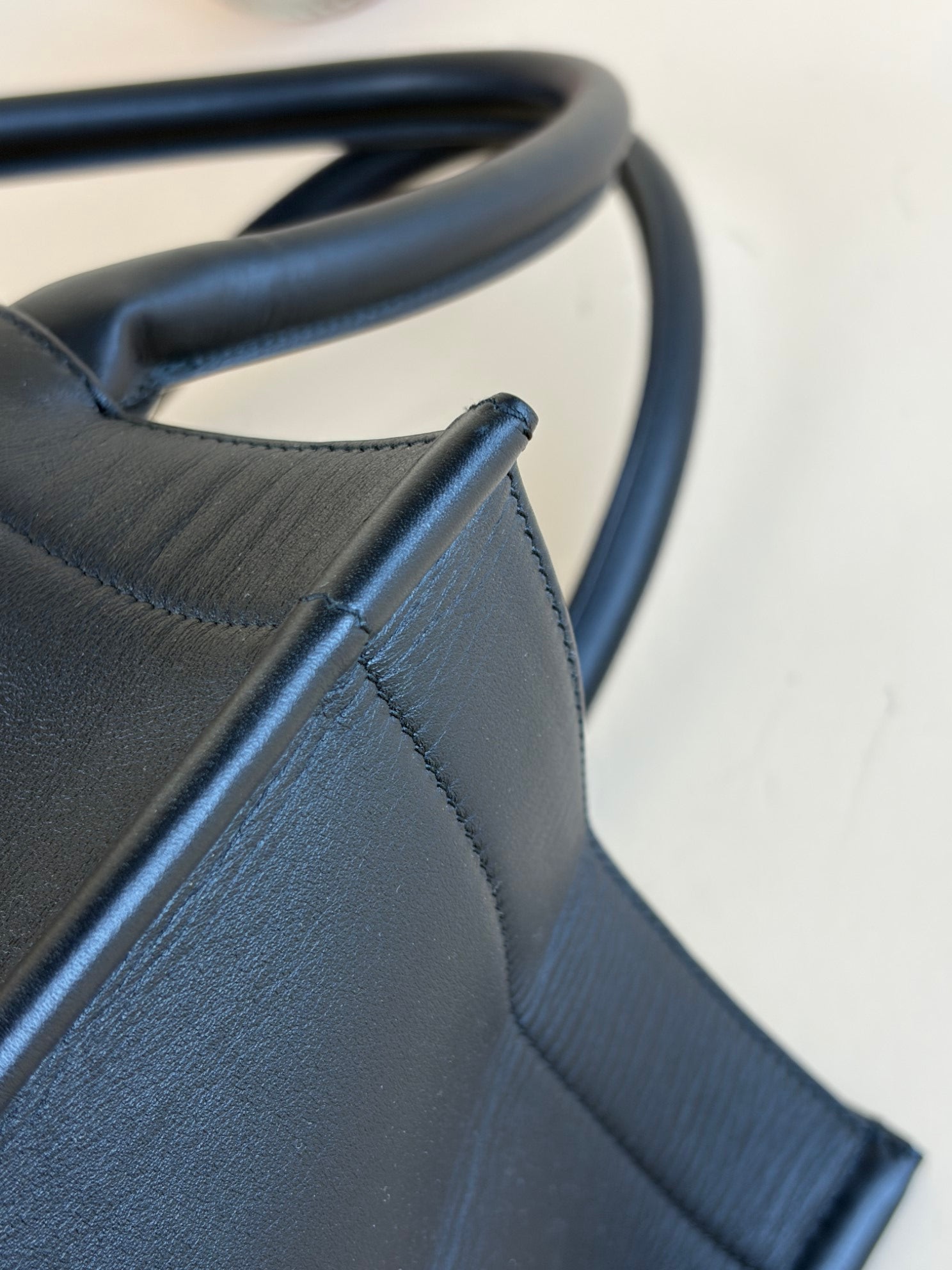 Christian Dior meduim book tote black leather-top handle-Christian Dior-The Closet Egypt