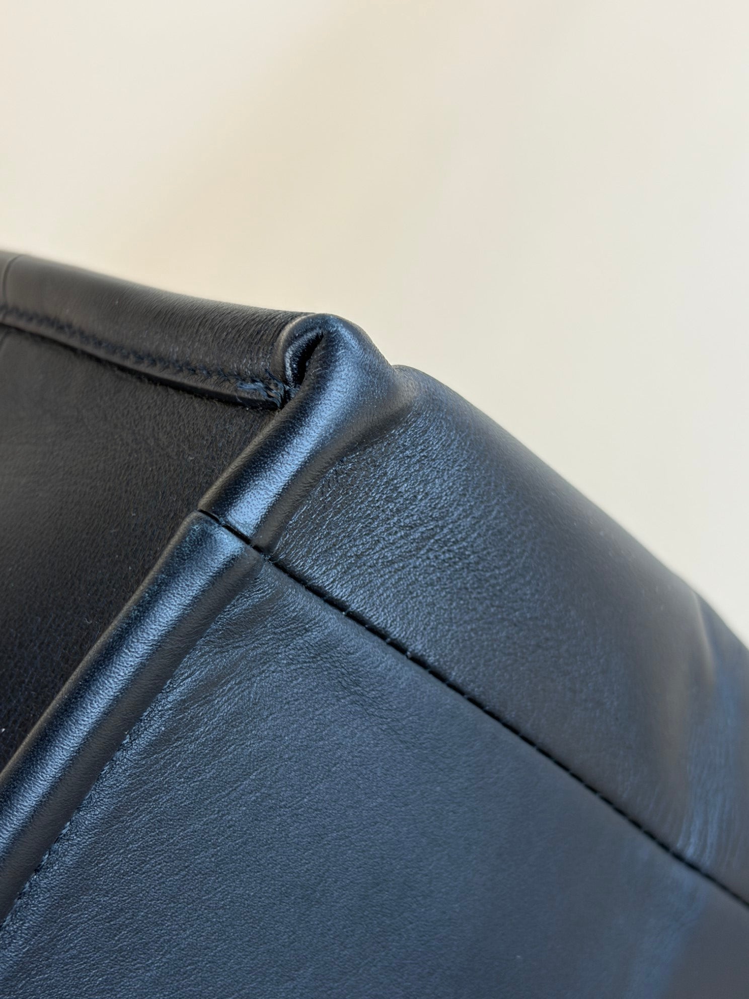Christian Dior meduim book tote black leather-top handle-Christian Dior-The Closet Egypt