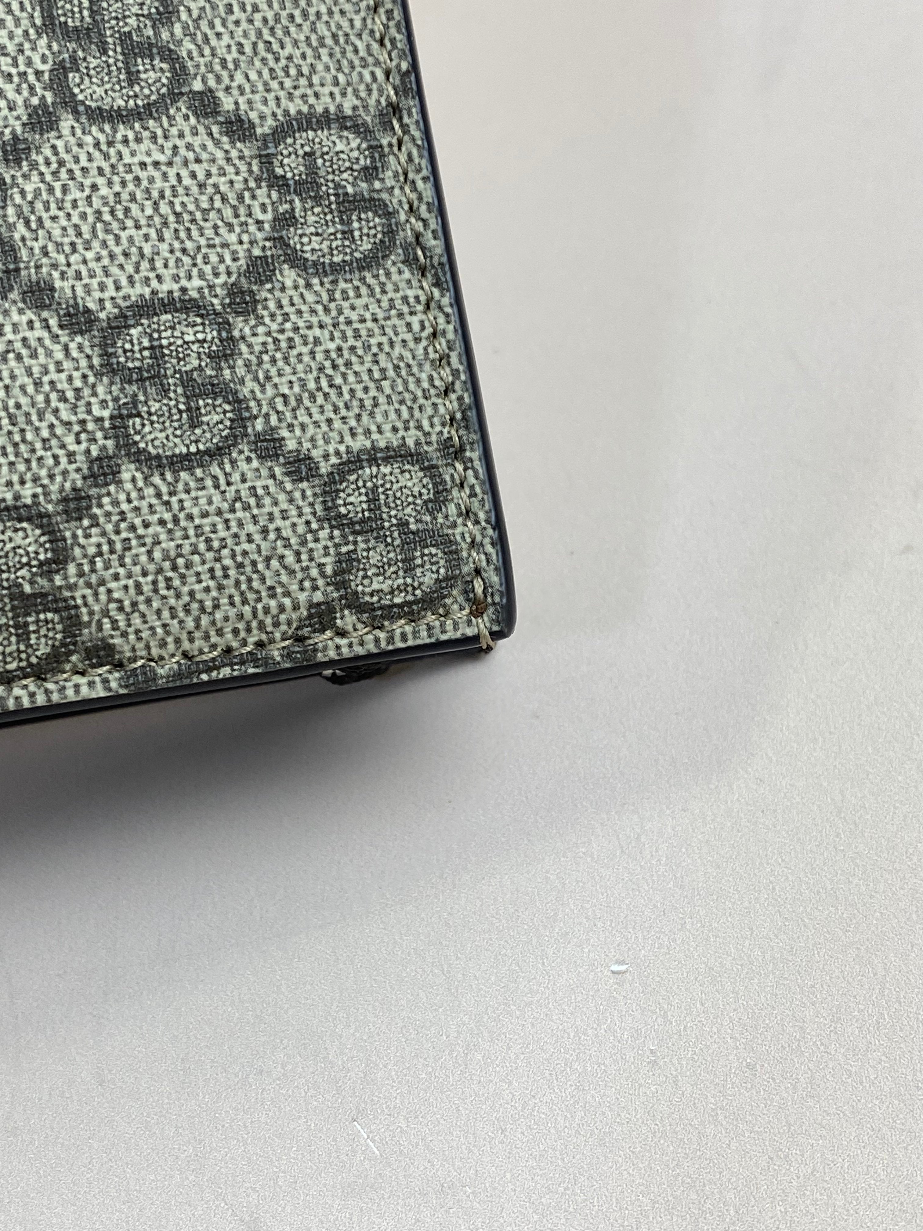 Gucci Ebony Monogram Selleria Web New Cosmetics Pouch