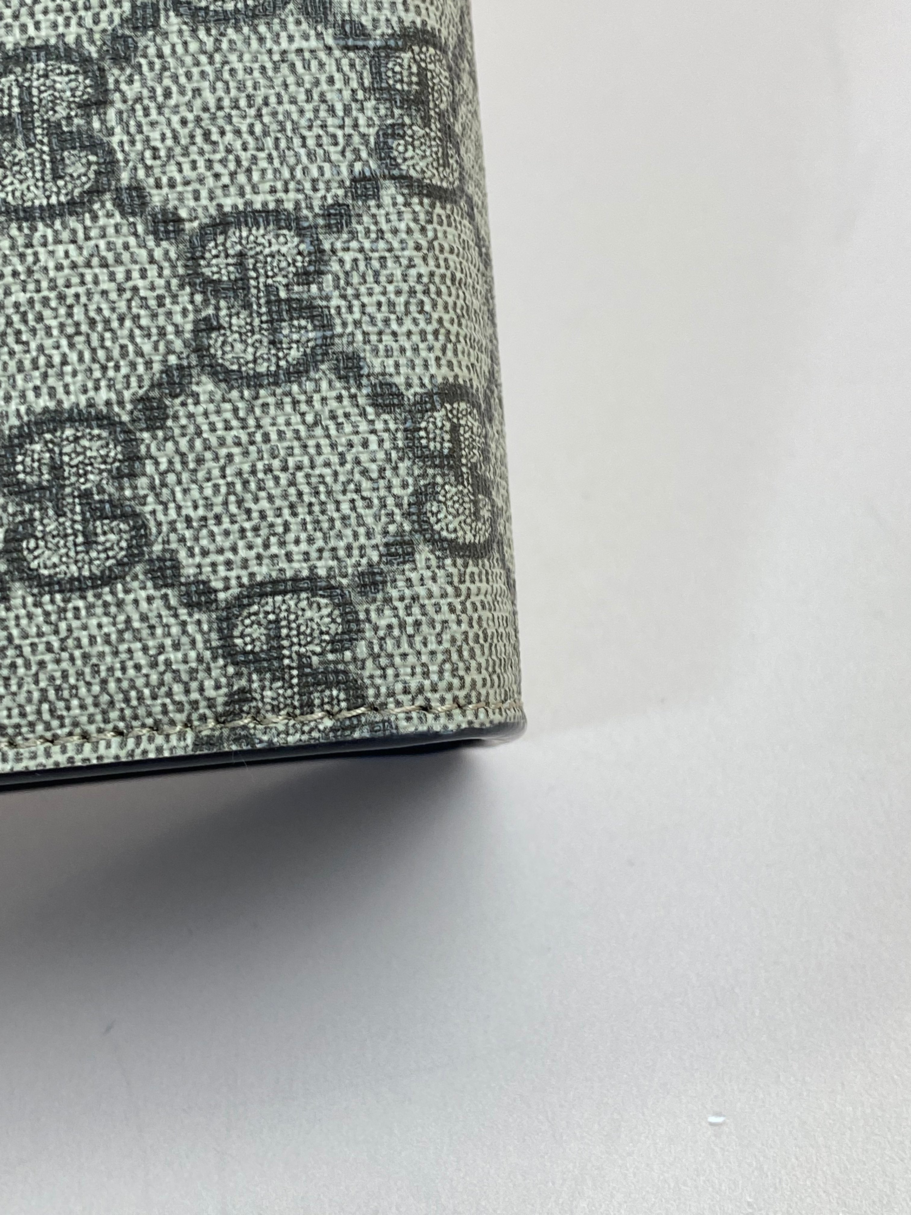 Gucci Ebony Monogram Selleria Web New Cosmetics Pouch