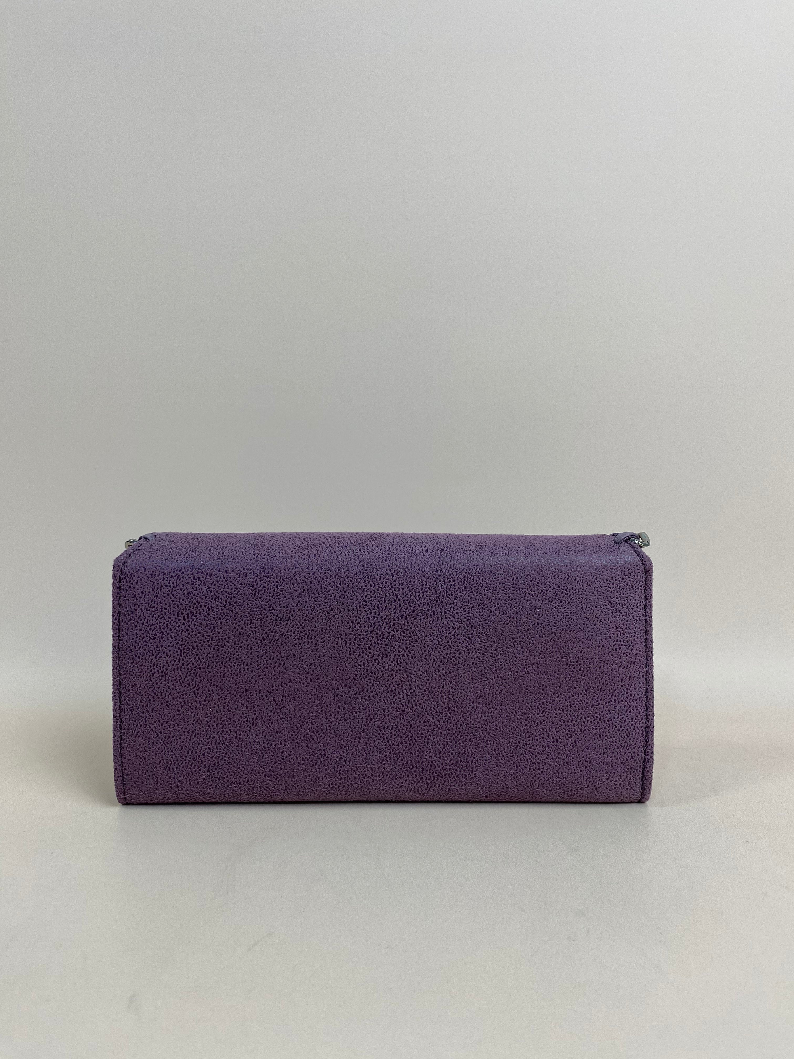 Stella Mccartney Mauve Falabella Long Wallet