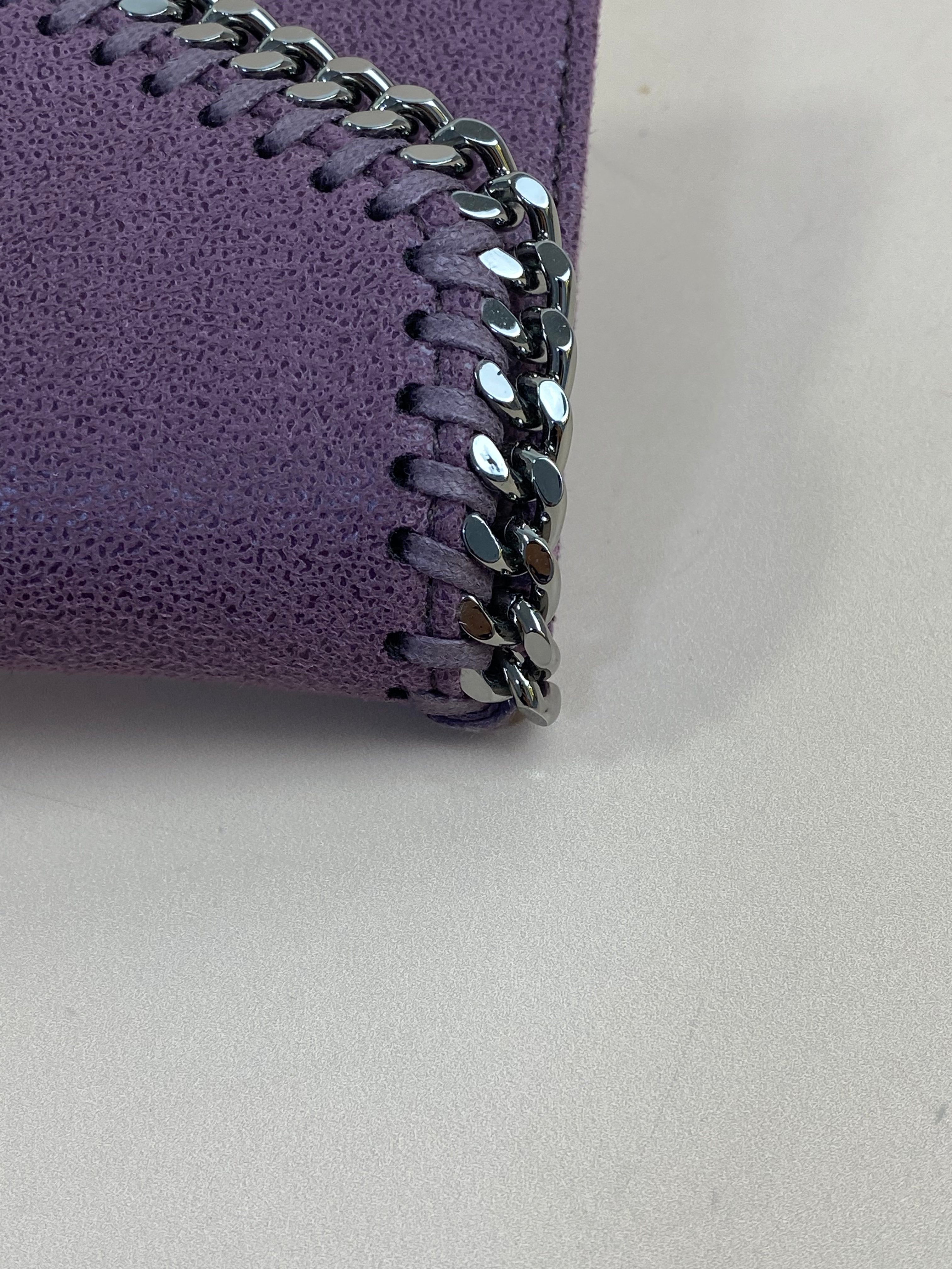 Stella Mccartney Mauve Falabella Long Wallet