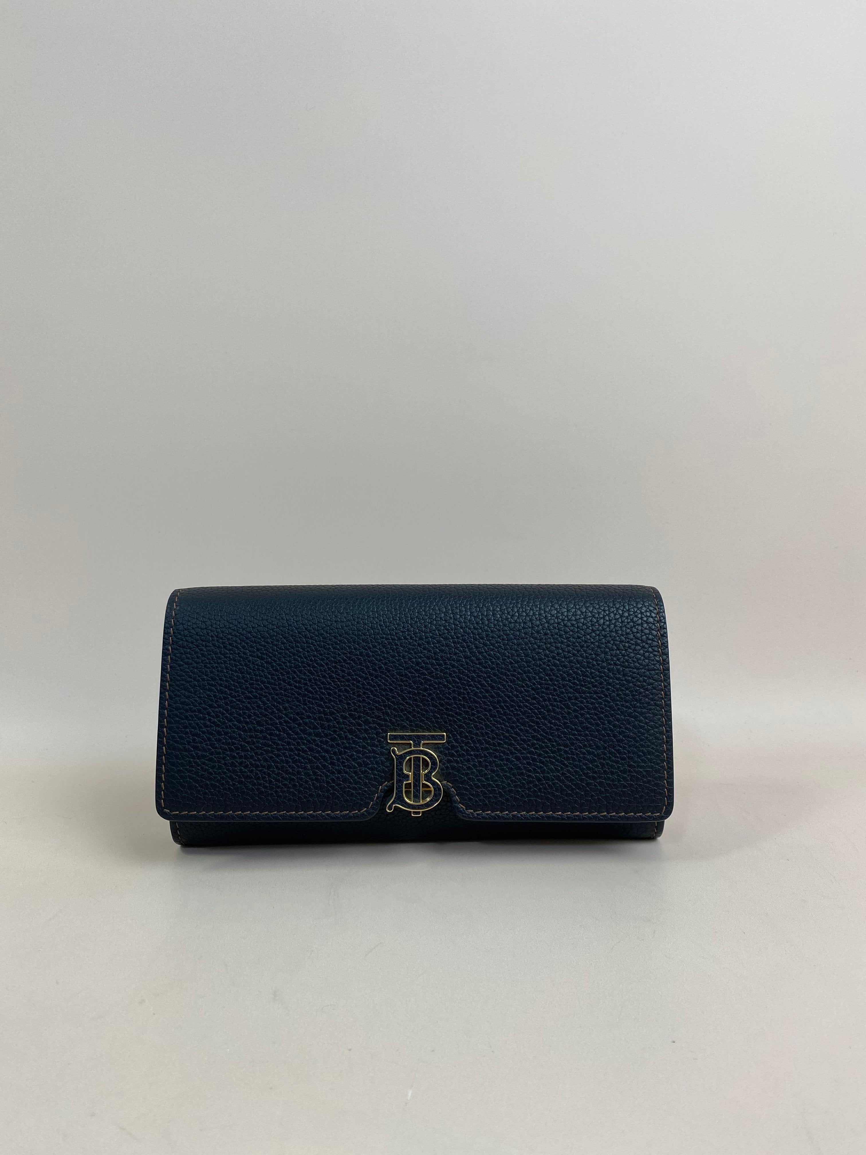 Burberry Black Conditional TB Long Wallet