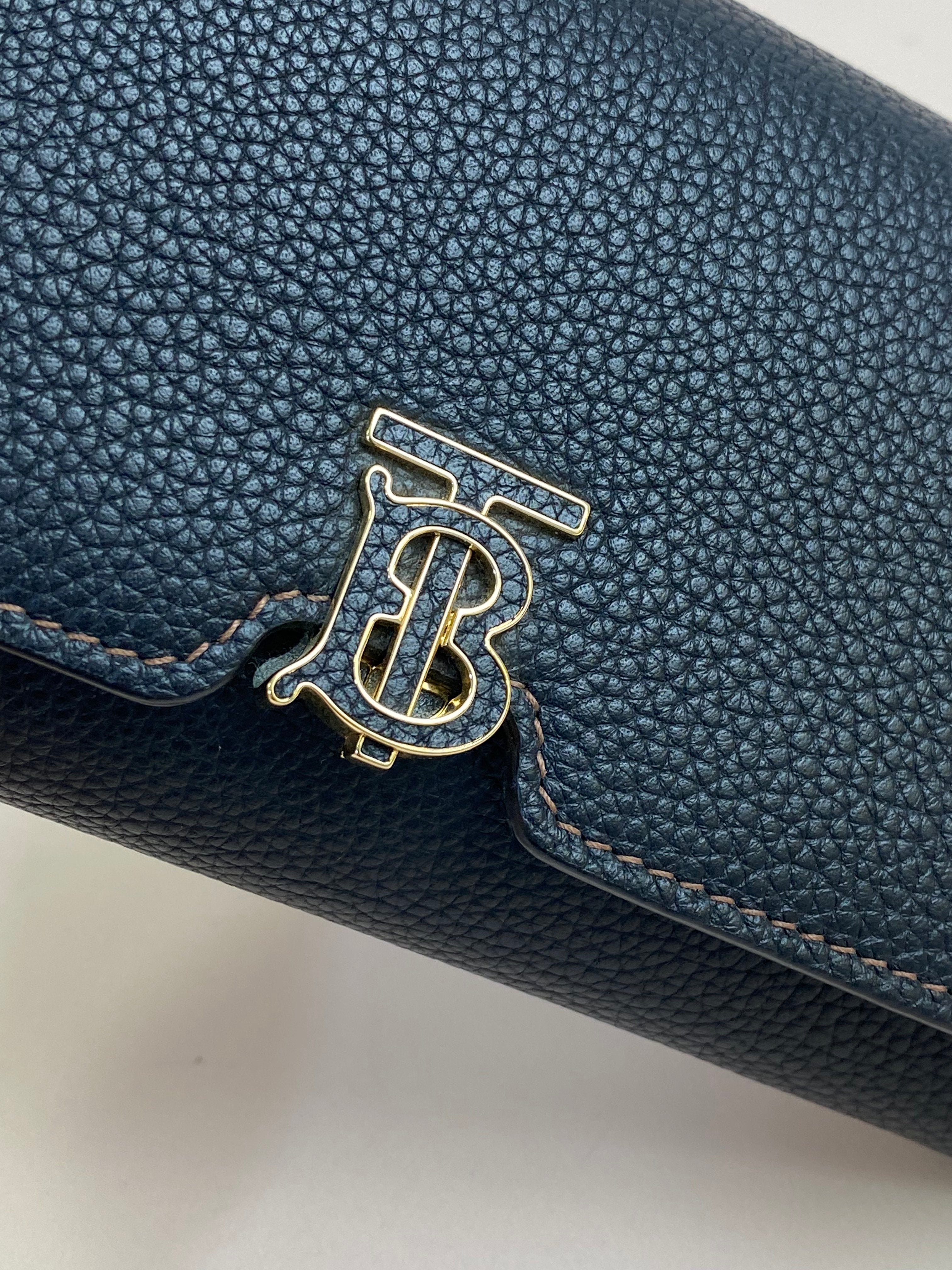 Burberry Black Conditional TB Long Wallet