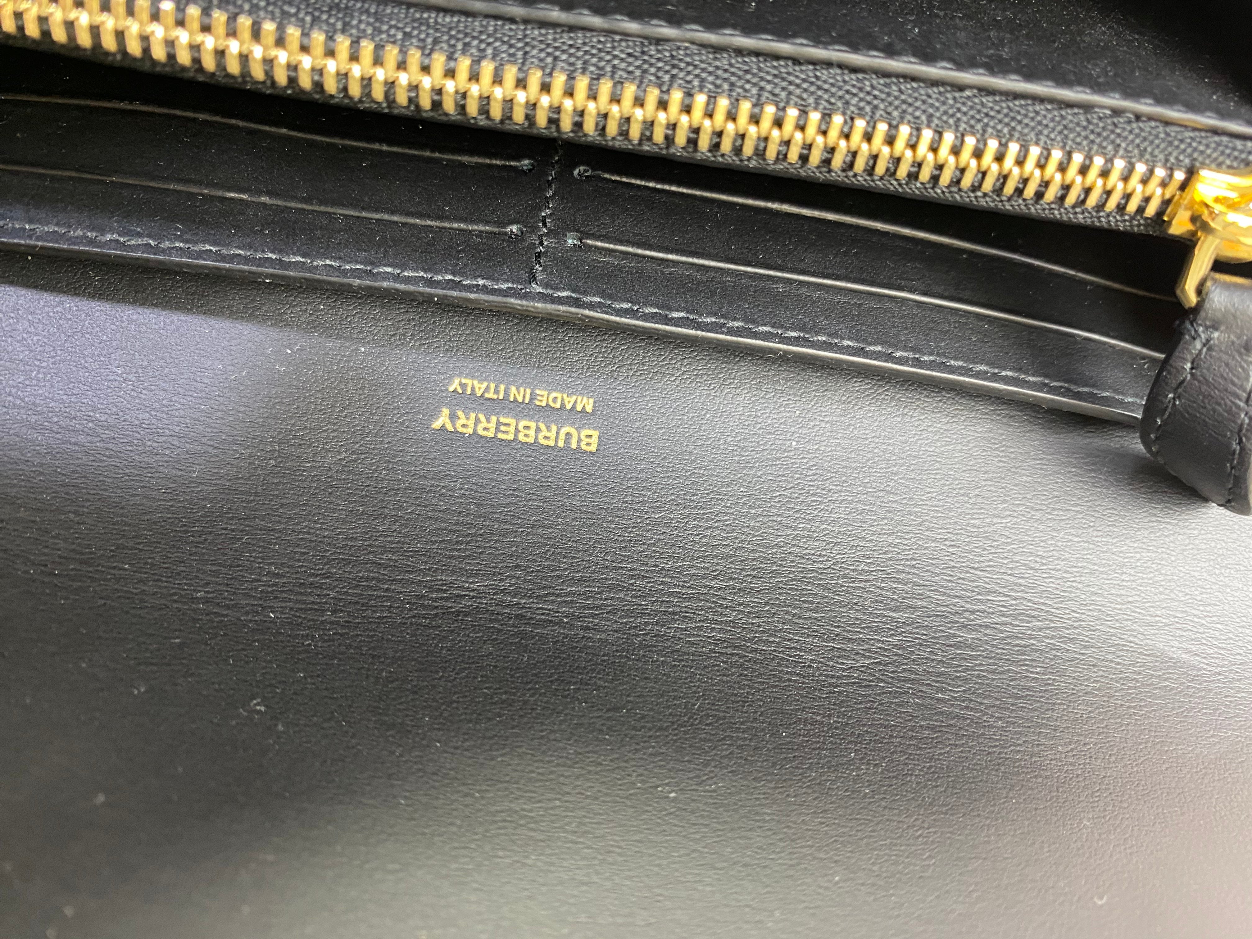 Burberry Black Conditional TB Long Wallet