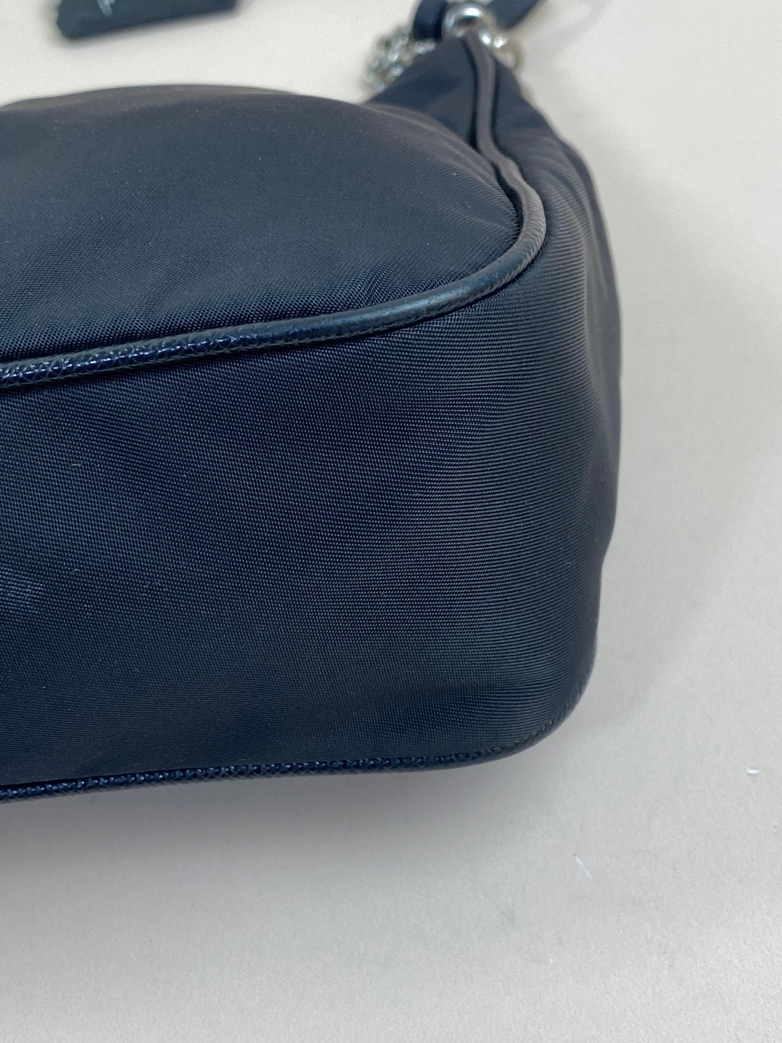 Prada Black Nylon Re Edition 2005 Bag