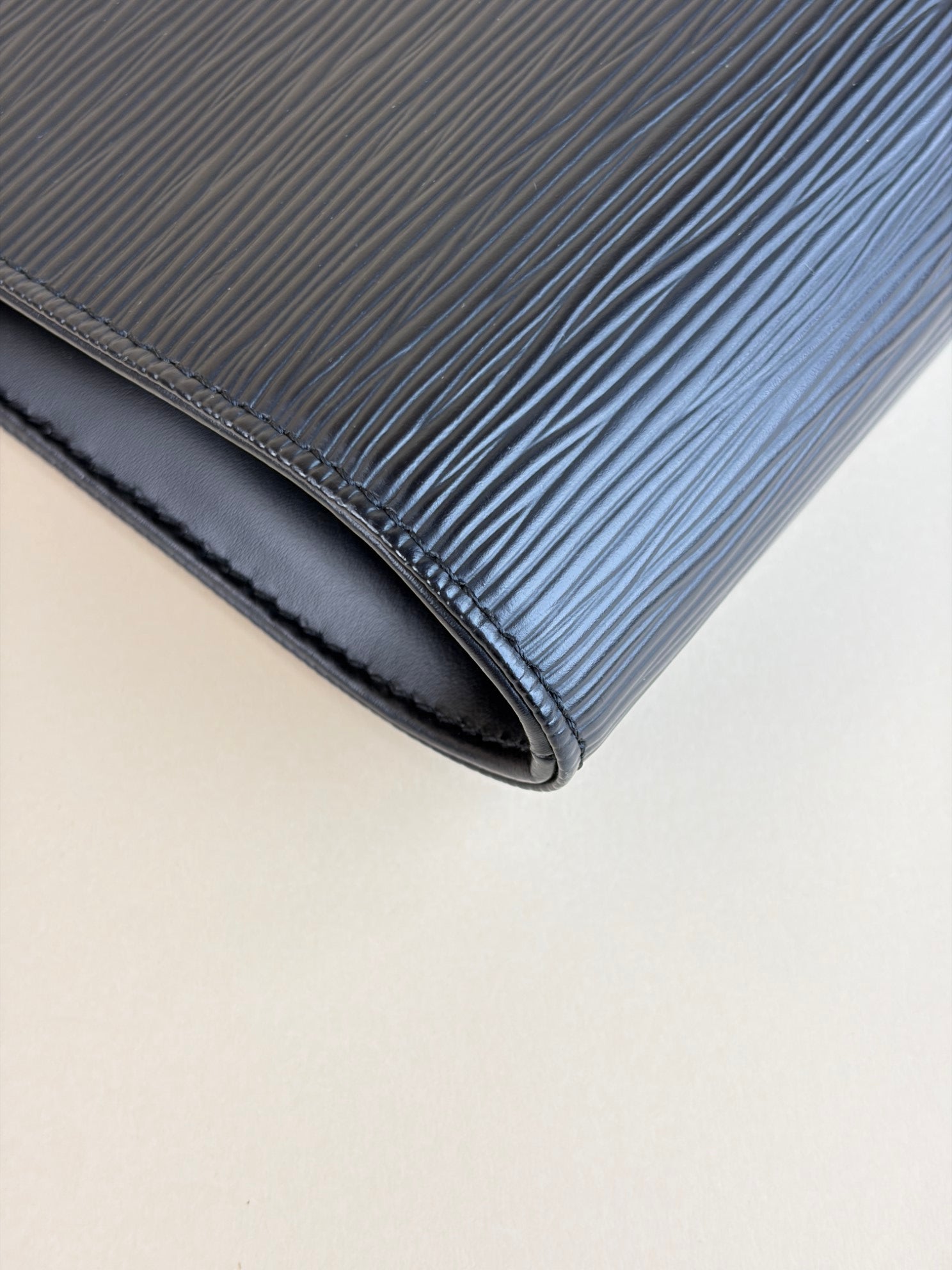 louis Vuitton black epi Tropez shoulder bag