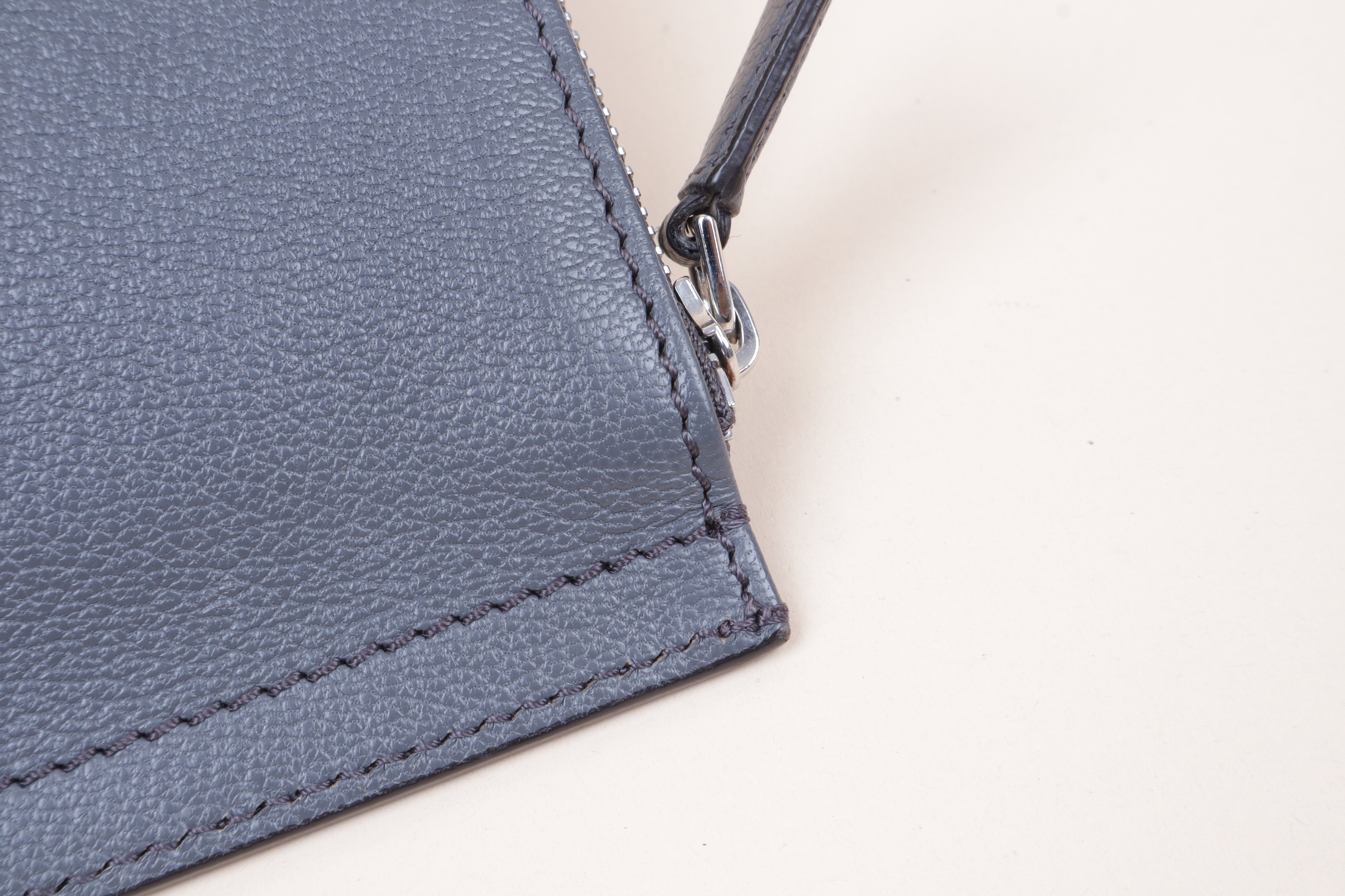 Givenchy Grey Antigona Medium Zip Pouch