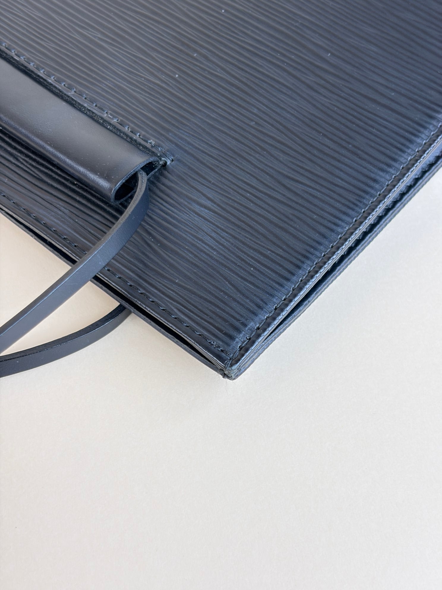 louis Vuitton black epi Tropez shoulder bag