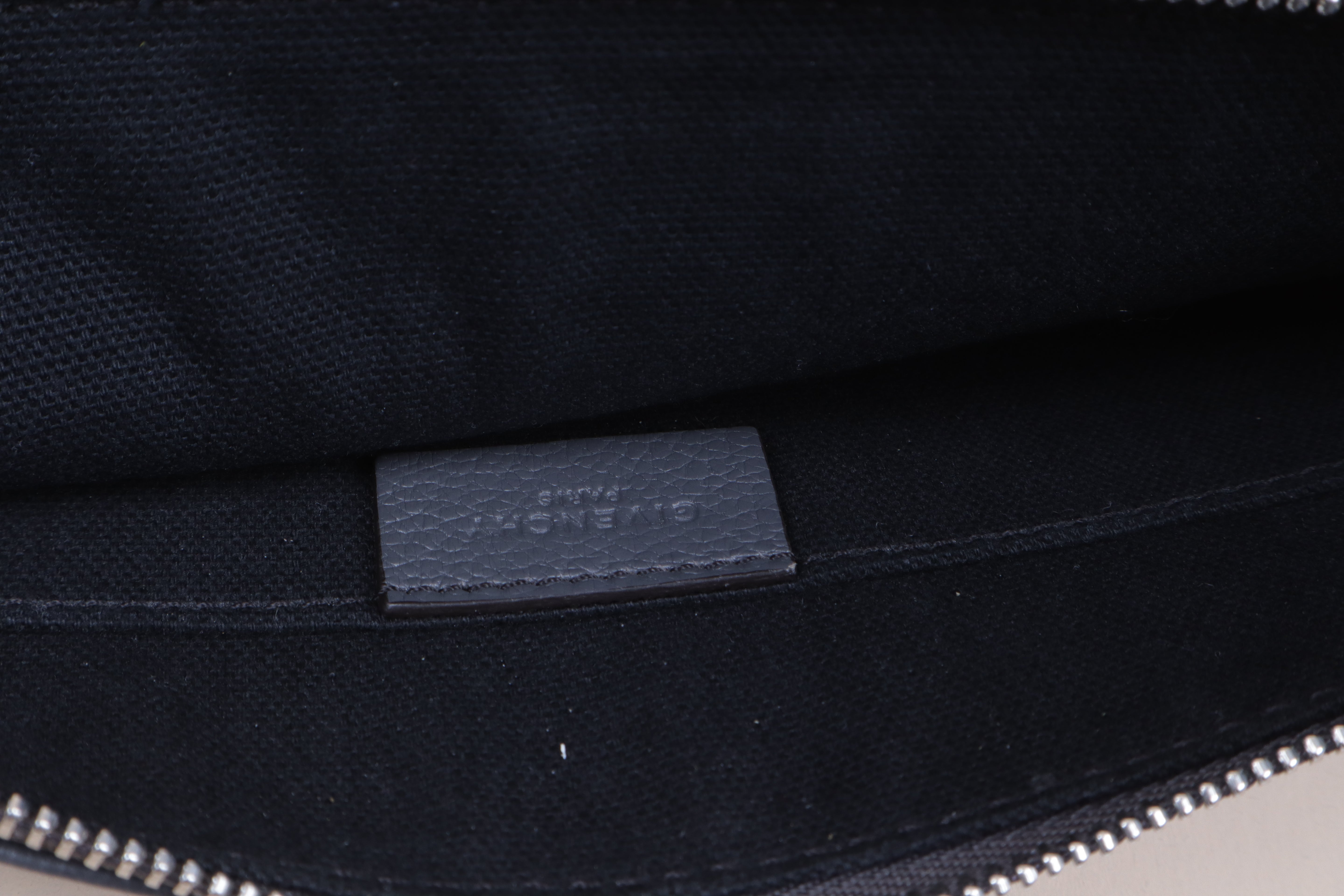 Givenchy Grey Antigona Medium Zip Pouch