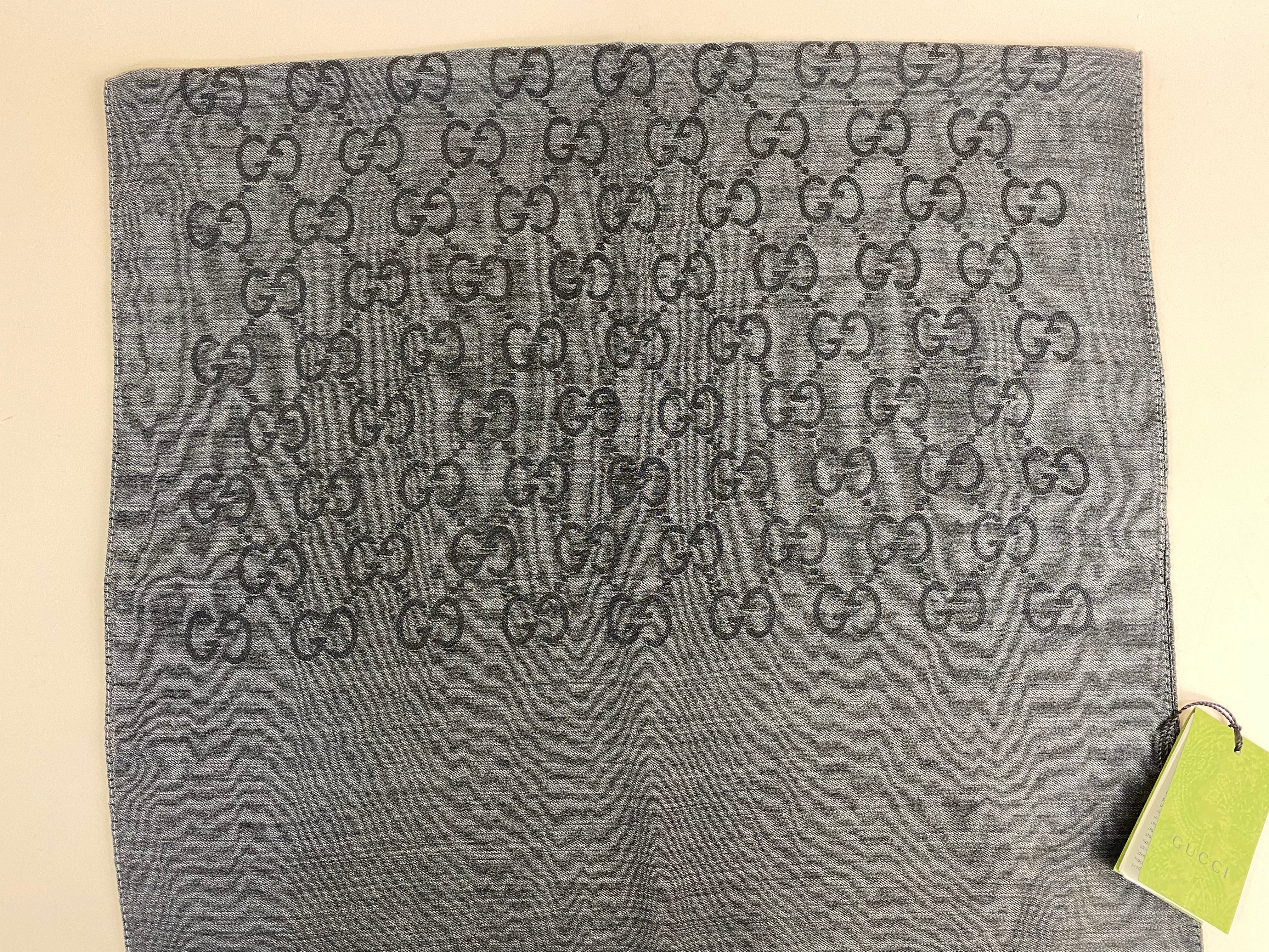 Gucci Bicolor GG Scarf-Scarf-Gucci-The Closet Egypt