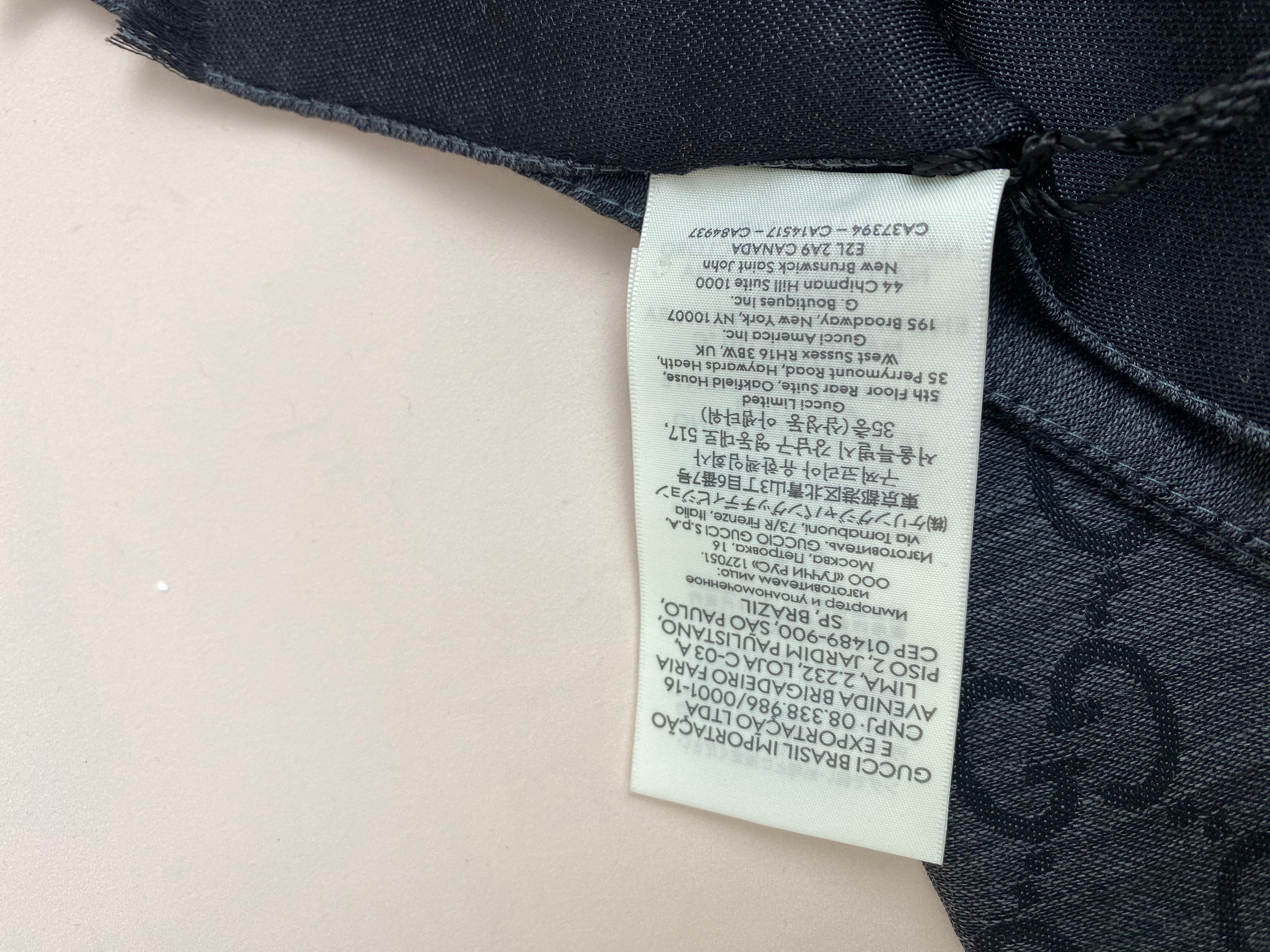 Gucci Bicolor GG Scarf