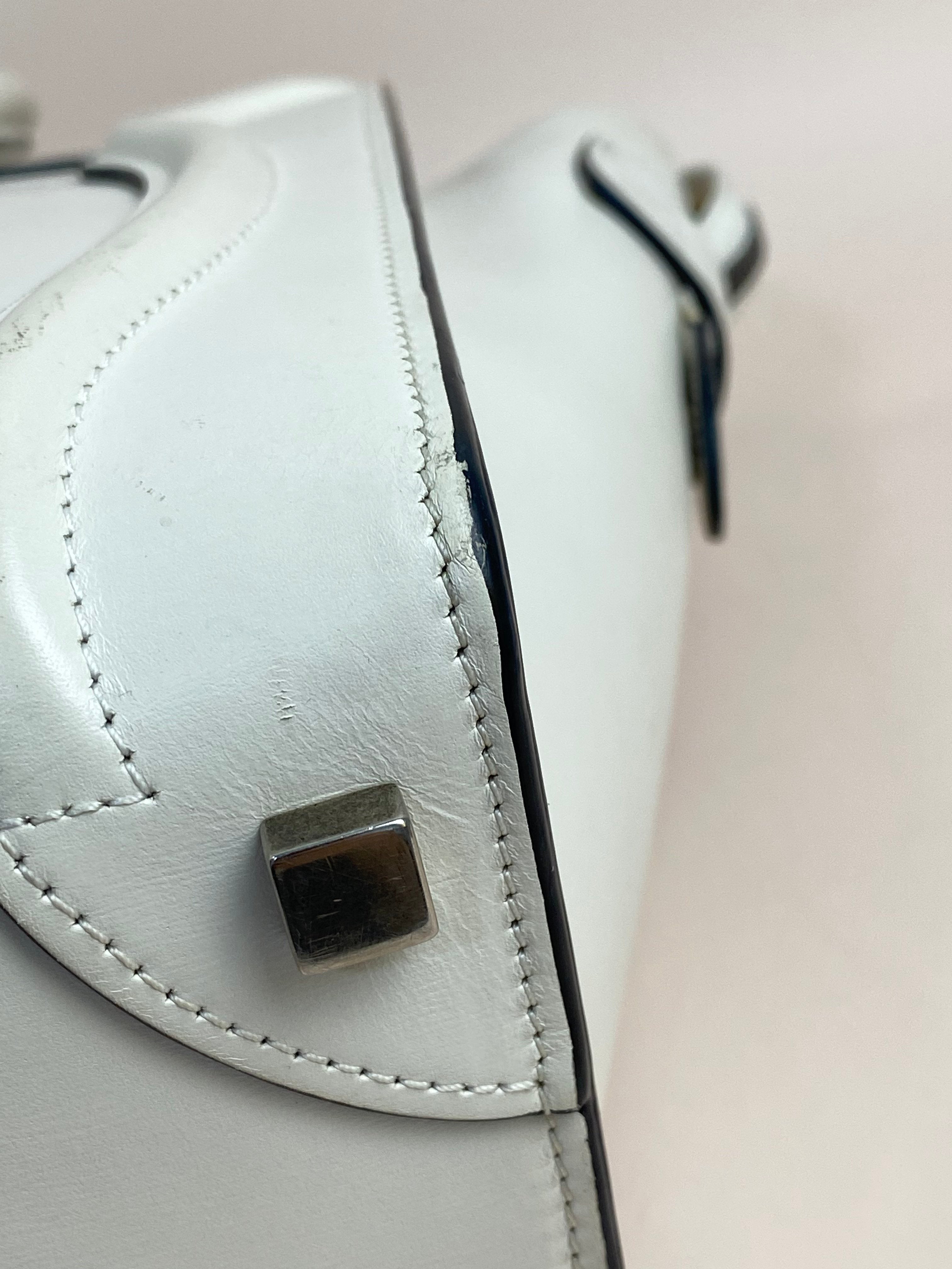 Celine Off White Micro Luggage Tote Bag