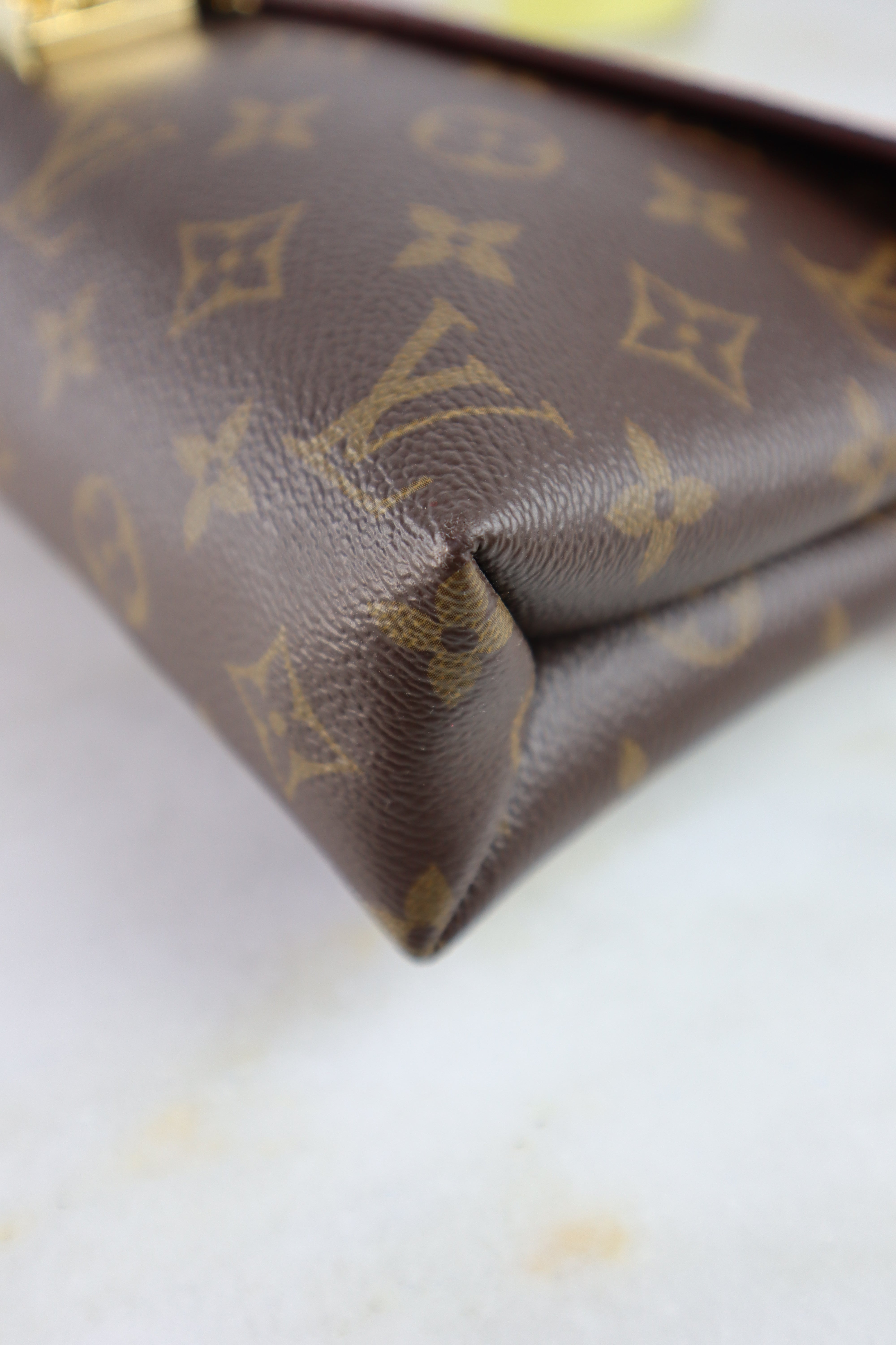 Louis Vuitton Monogram Red Pallas Chain Shoulder Bag