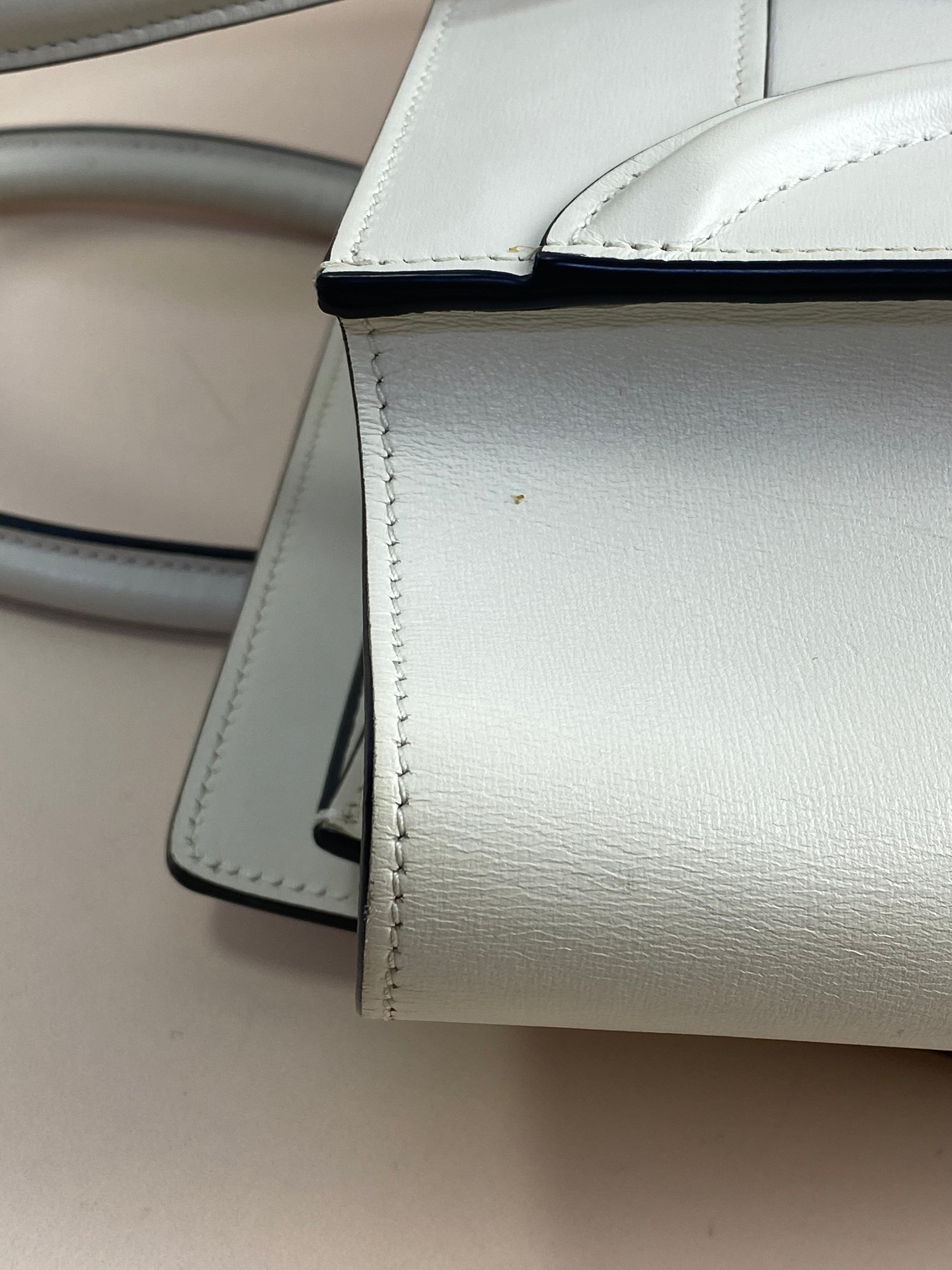 Celine Off White Micro Luggage Tote Bag