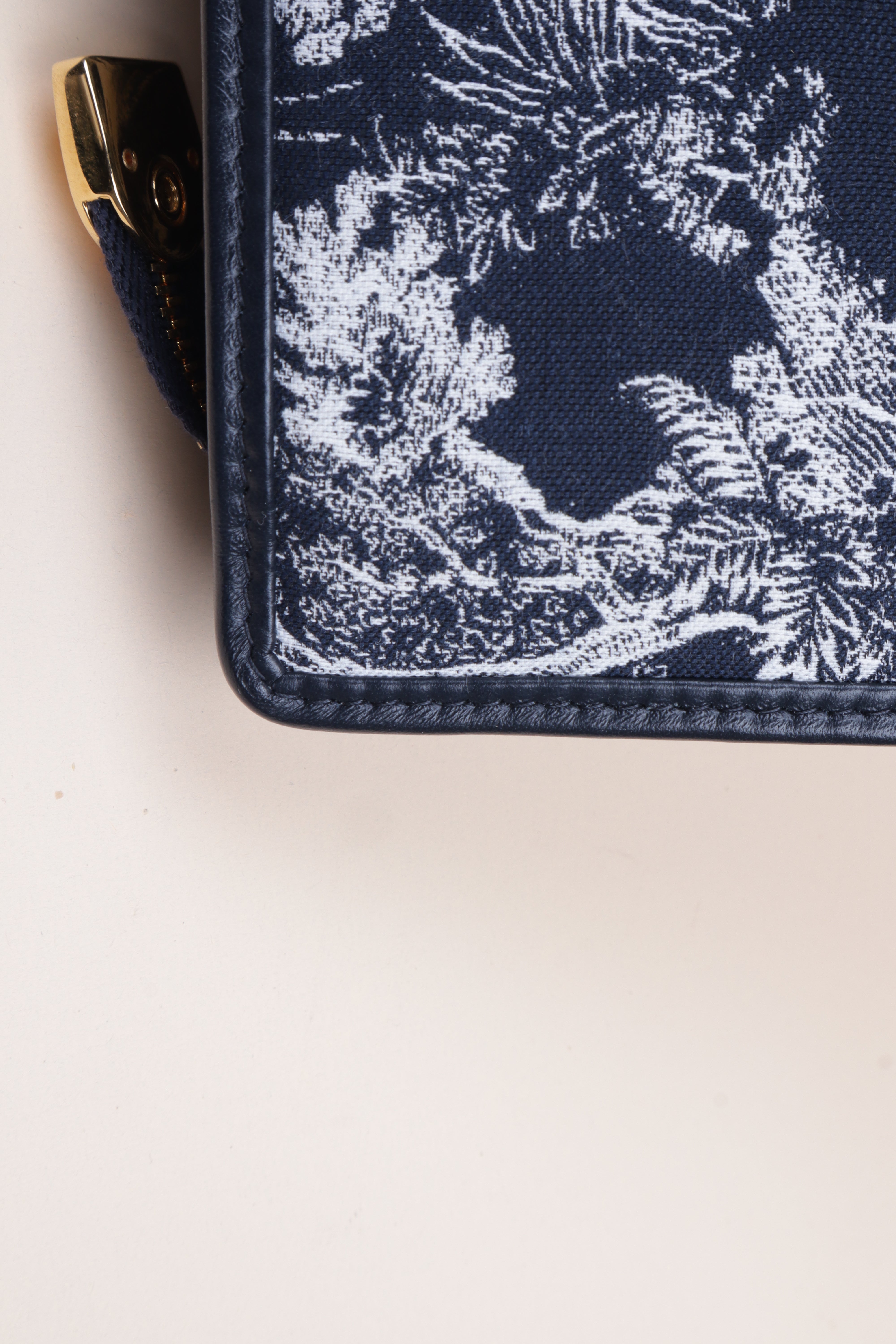 Christian Dior Blue Dea Tiger Montaigne 30 Pouch