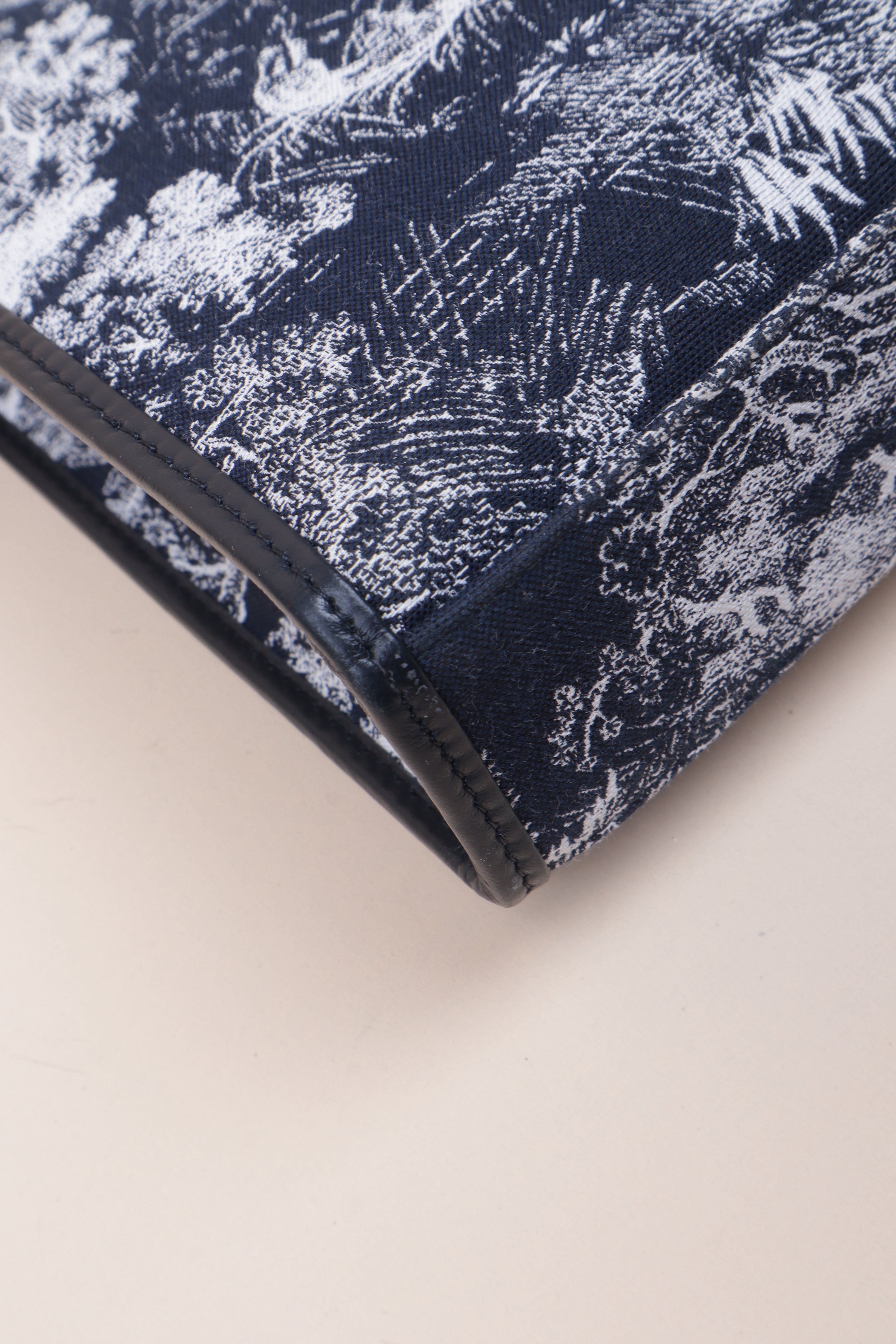 Christian Dior Blue Dea Tiger Montaigne 30 Pouch