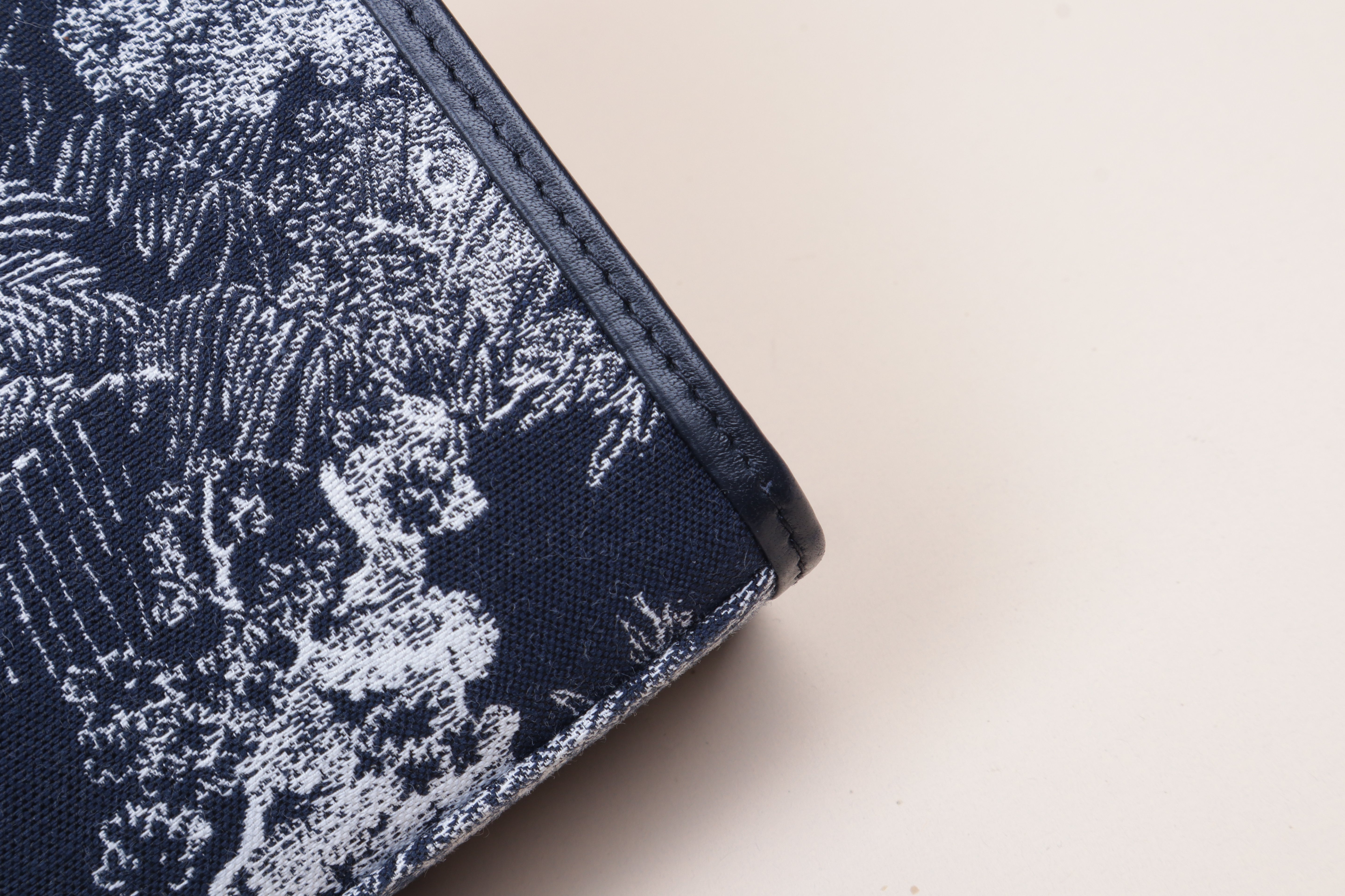 Christian Dior Blue Dea Tiger Montaigne 30 Pouch