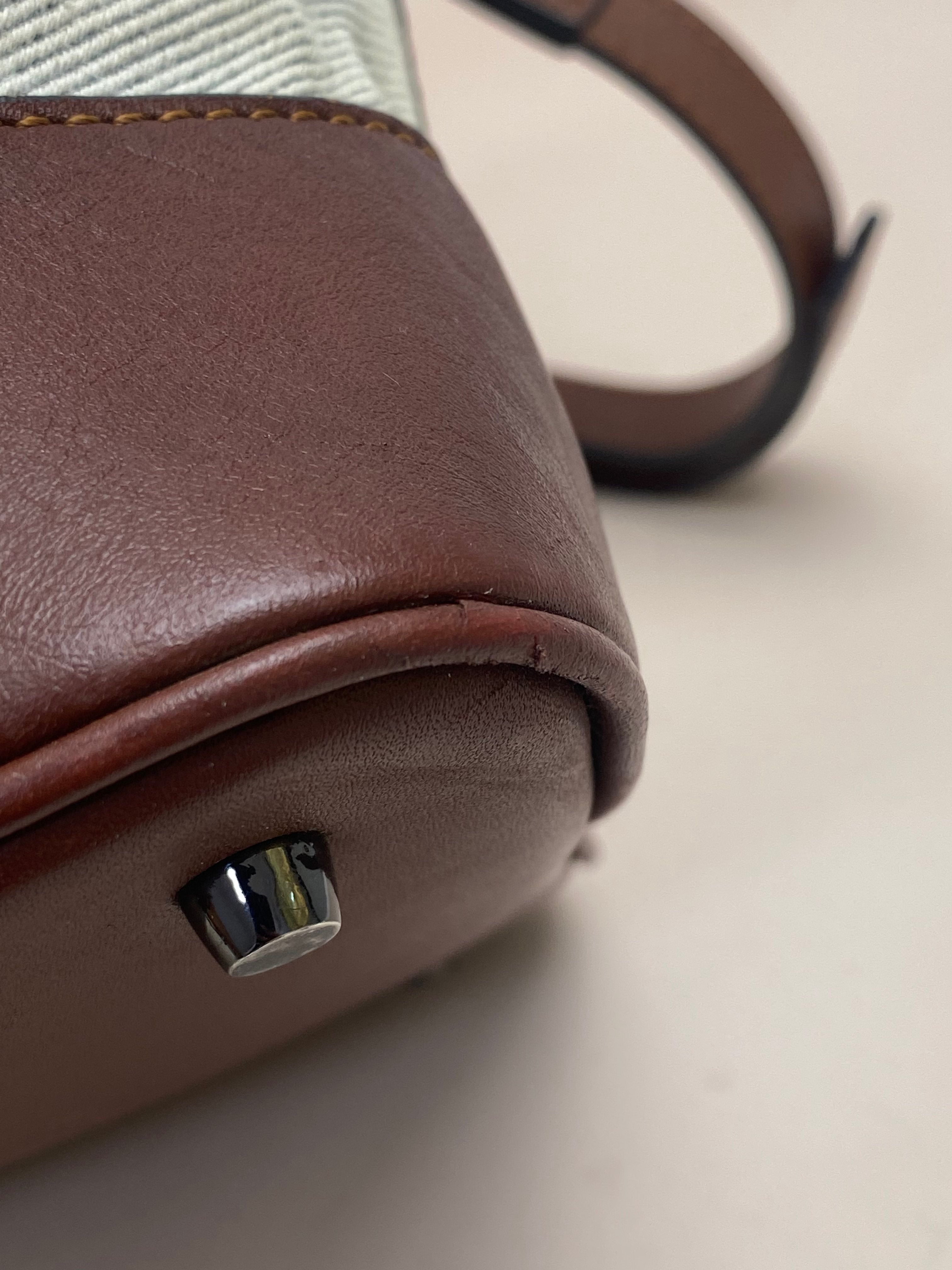 Burberry Bicolor Mega Check Tote Bag