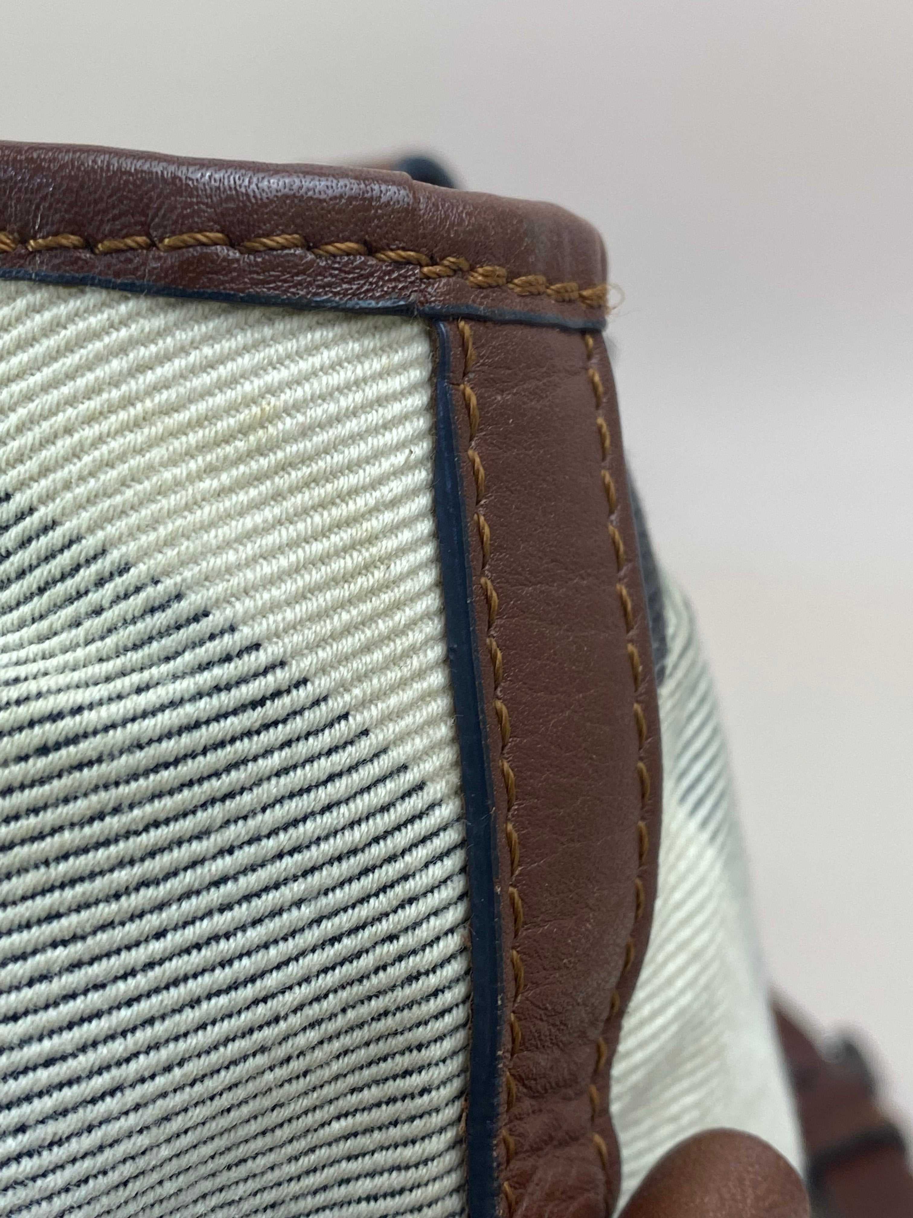 Burberry Bicolor Mega Check Tote Bag