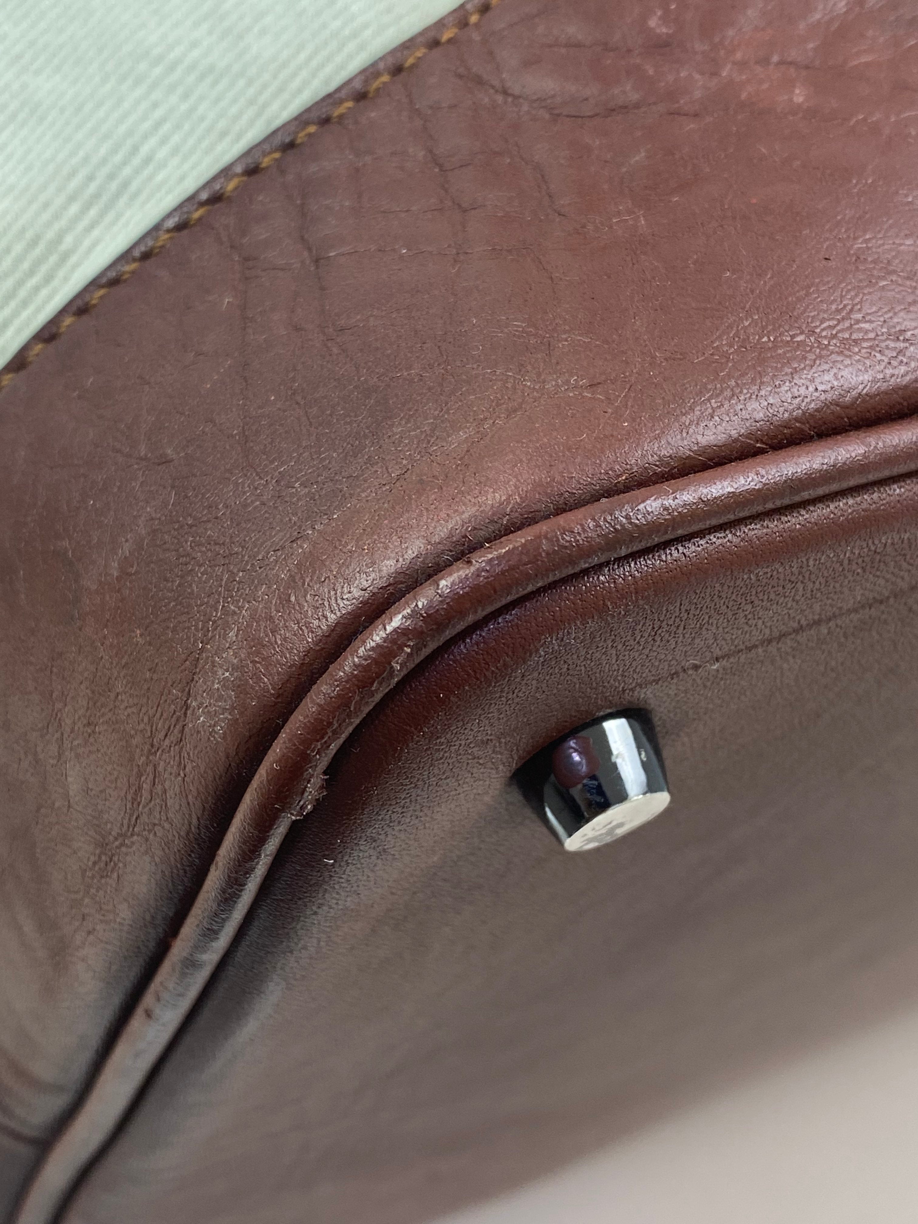 Burberry Bicolor Mega Check Tote Bag