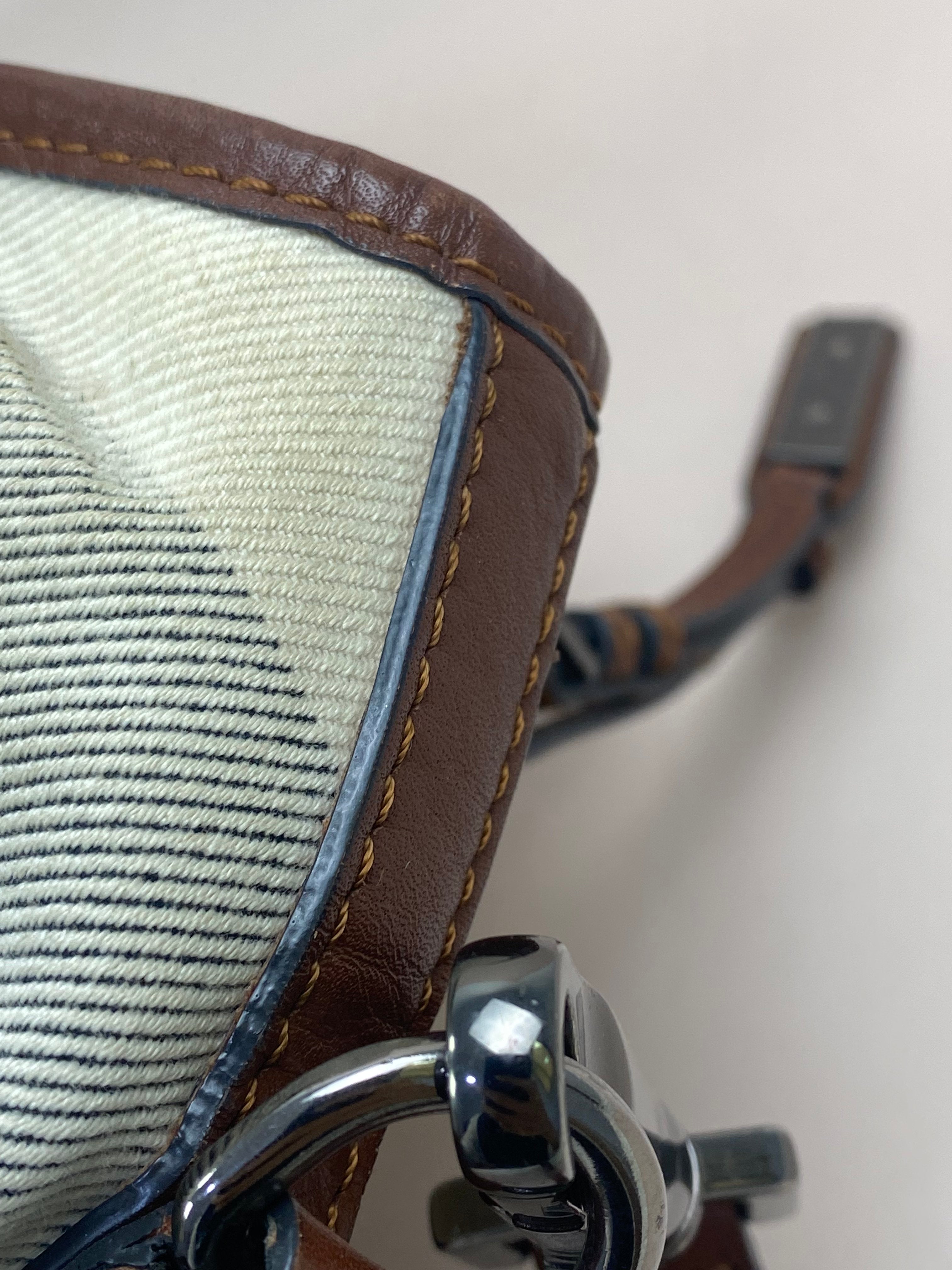 Burberry Bicolor Mega Check Tote Bag