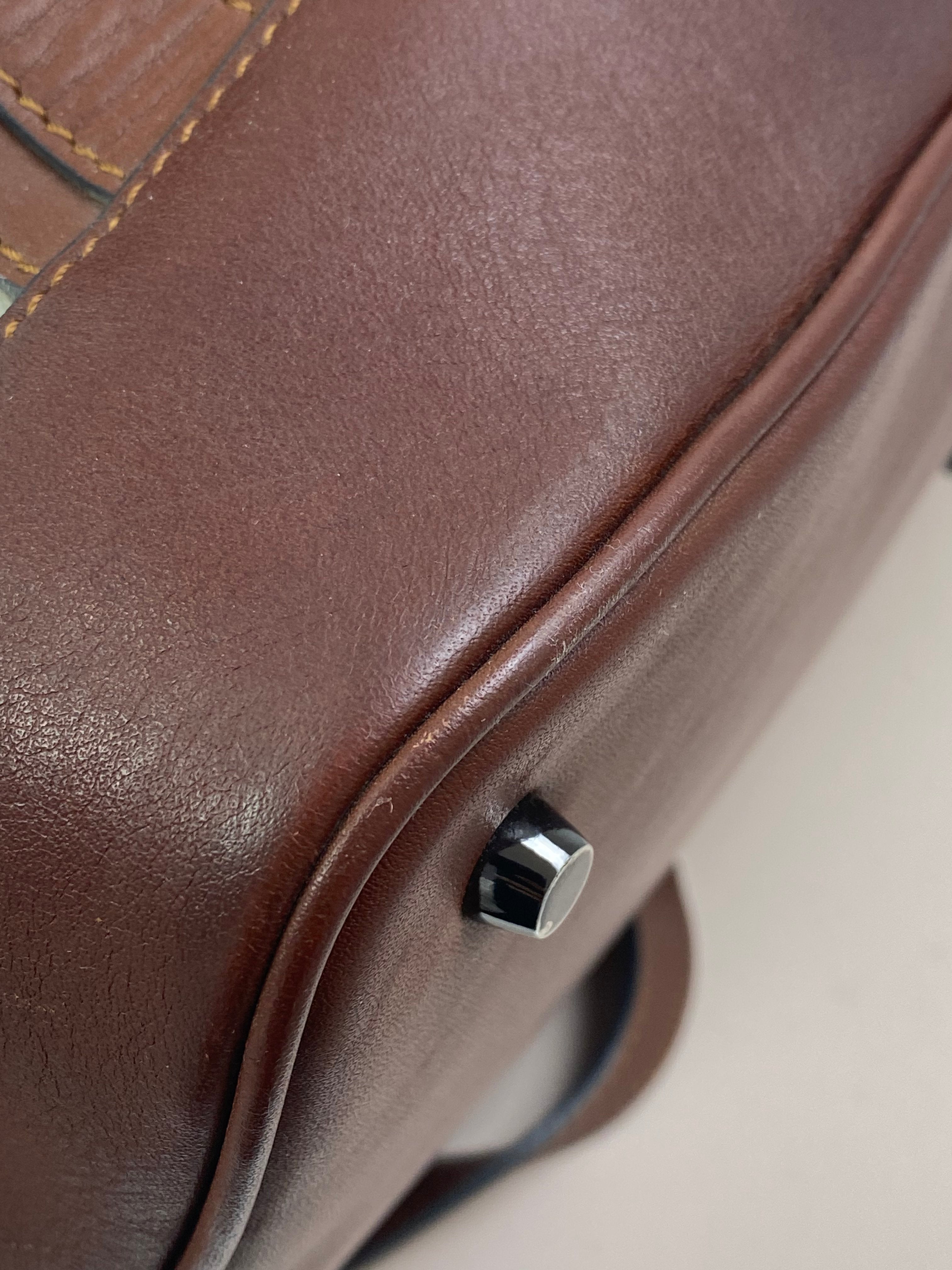 Burberry Bicolor Mega Check Tote Bag