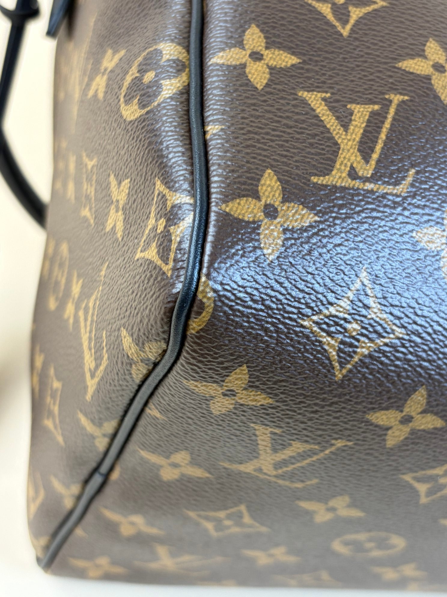 LOUIS Vuitton speedy soft 30 dark speedy monogram size30