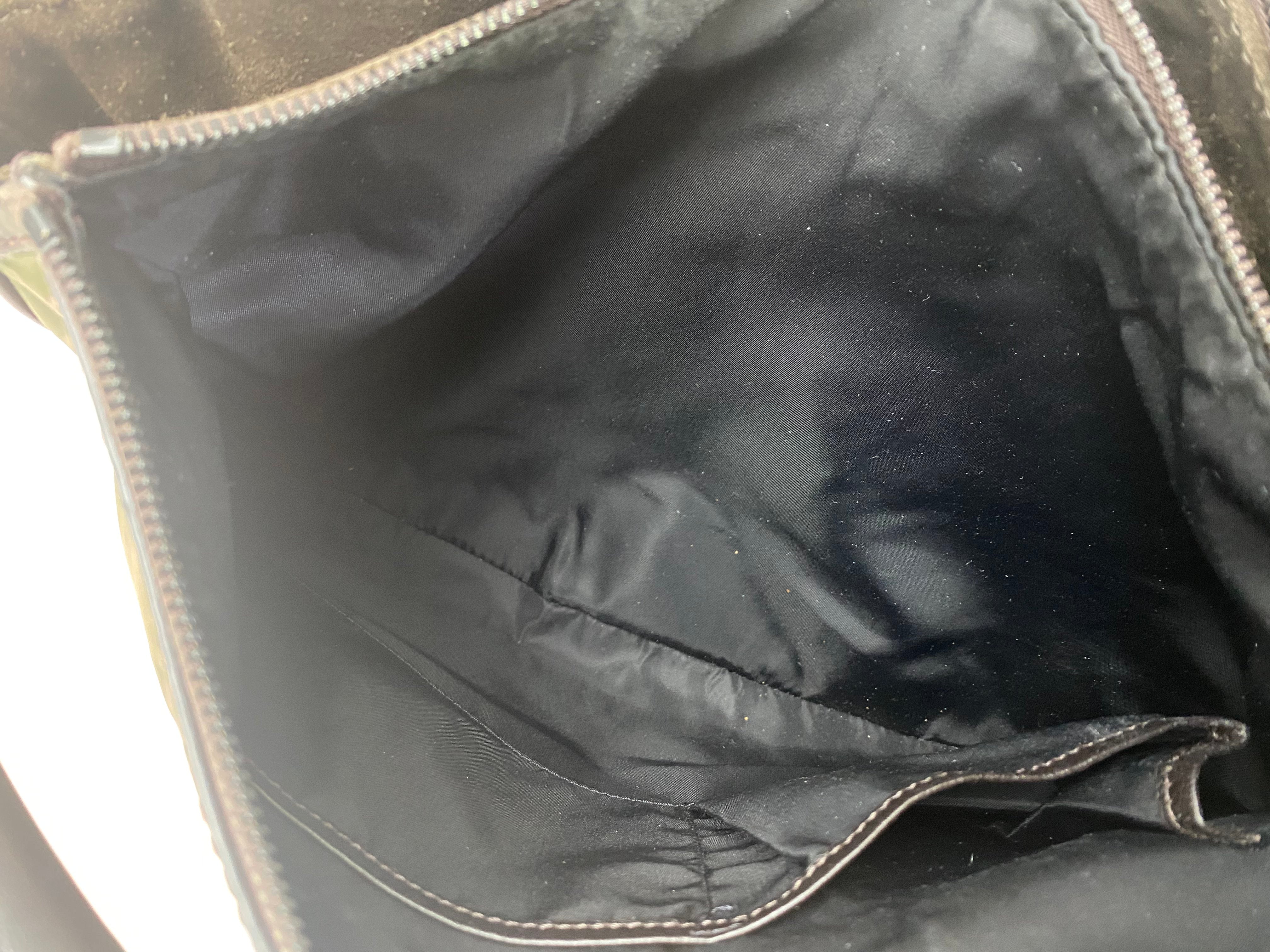 Burberry Bicolor Smoked Brooklyn Hobo Shoulder Bag