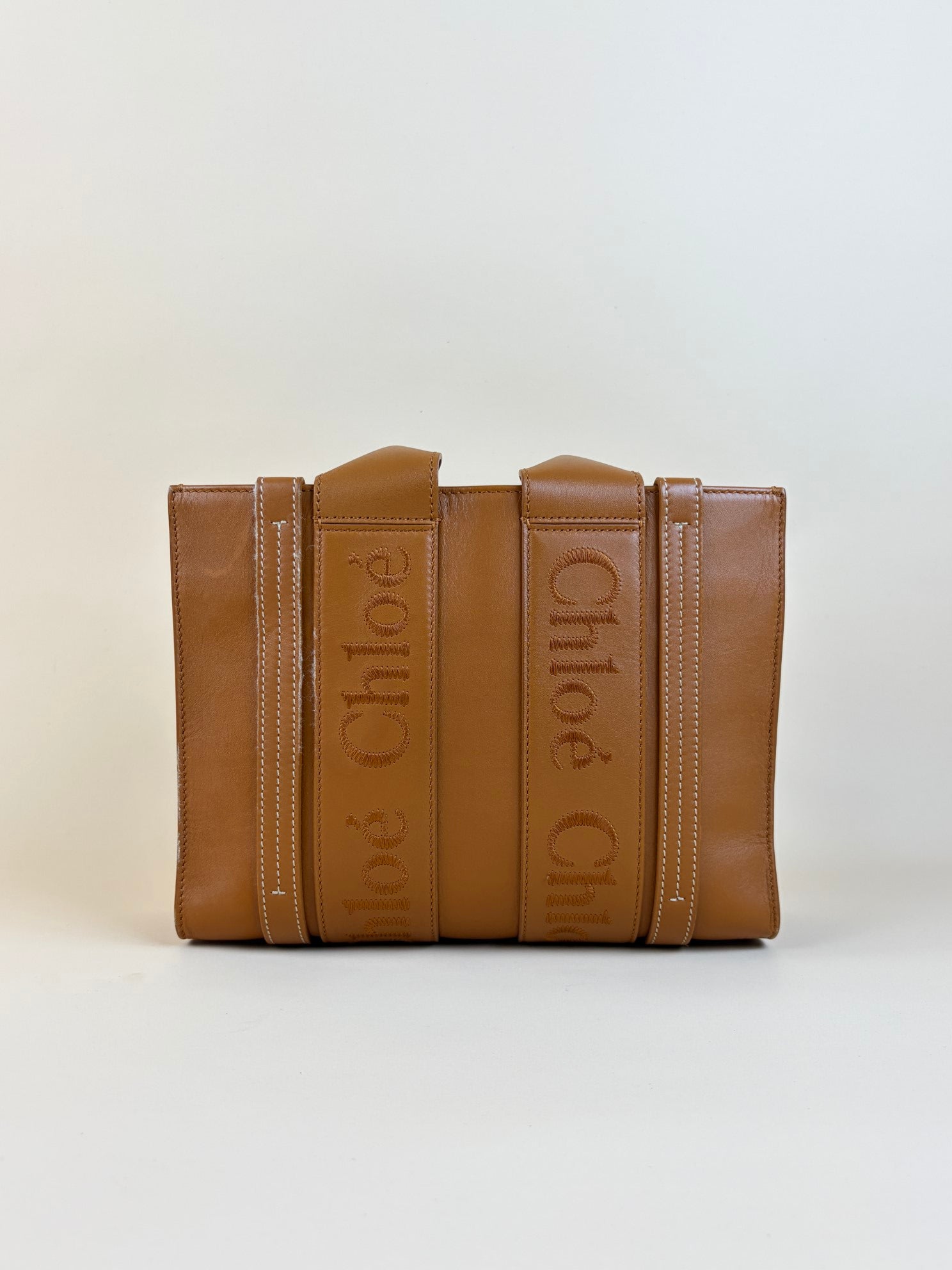 Chloe camel tote bag