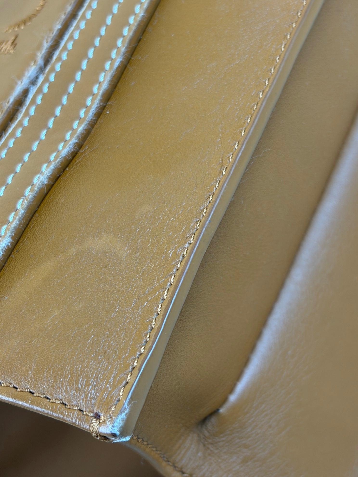 Chloe camel tote bag