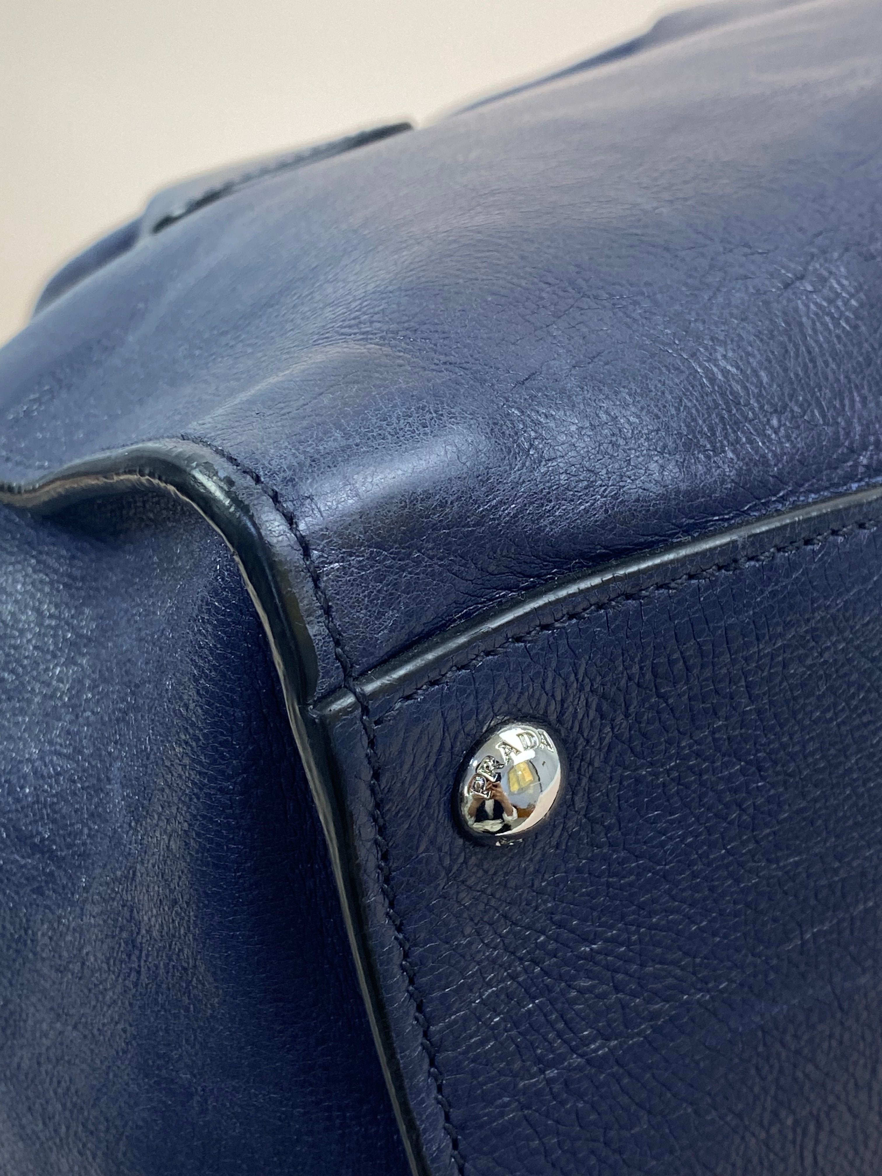 Prada Baltico Twin Pocket Double Handle Bag