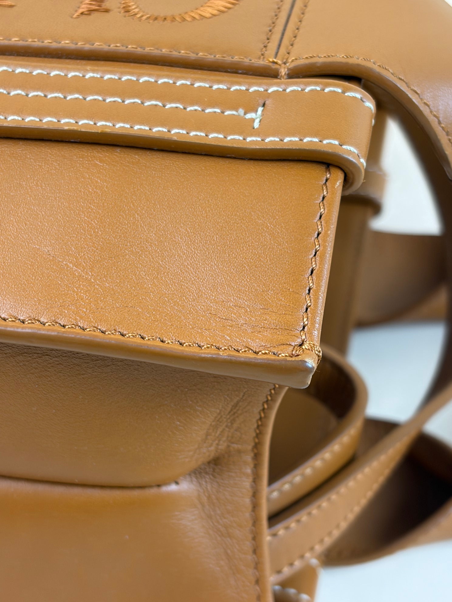 Chloe camel tote bag