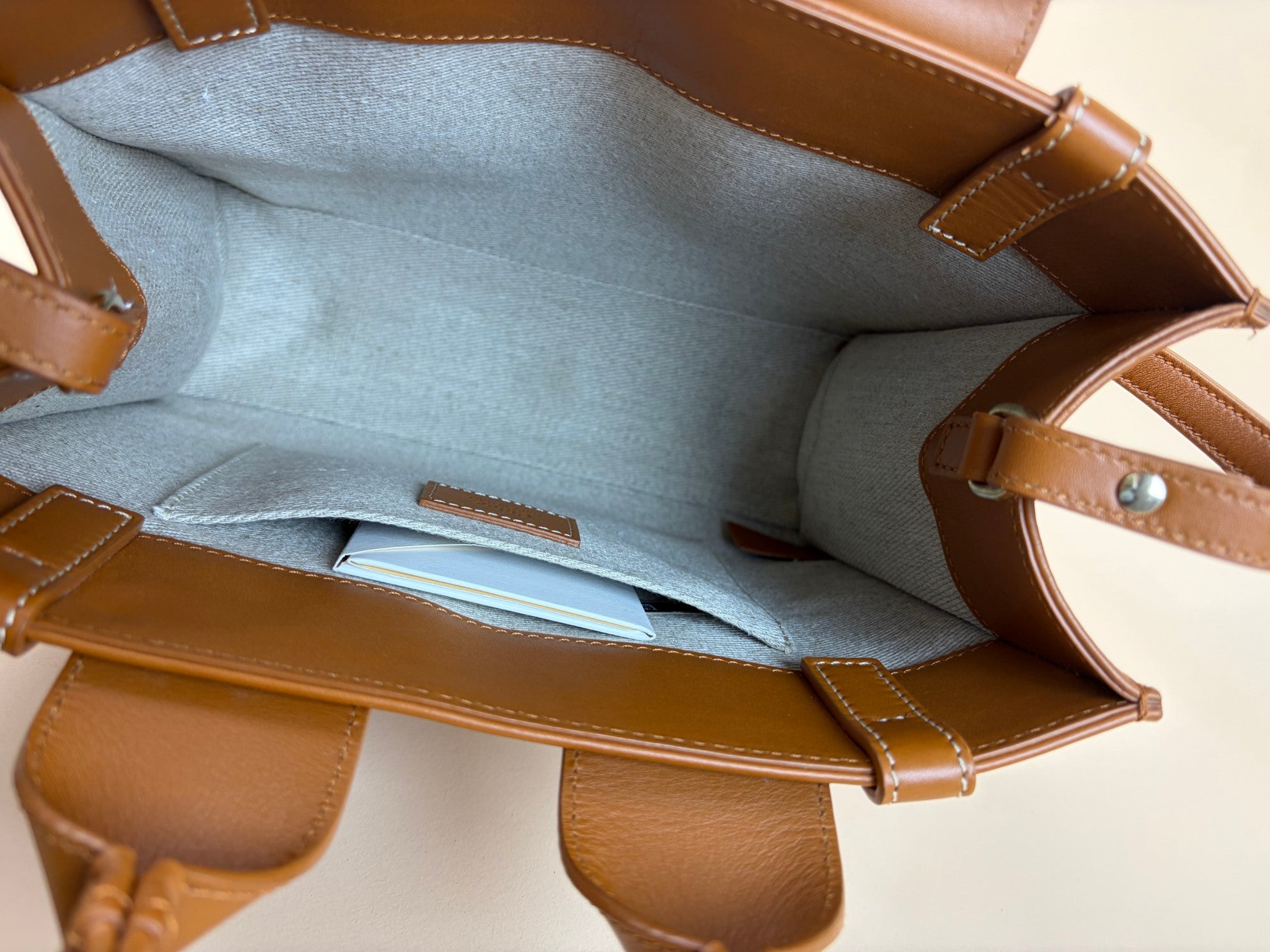 Chloe camel tote bag