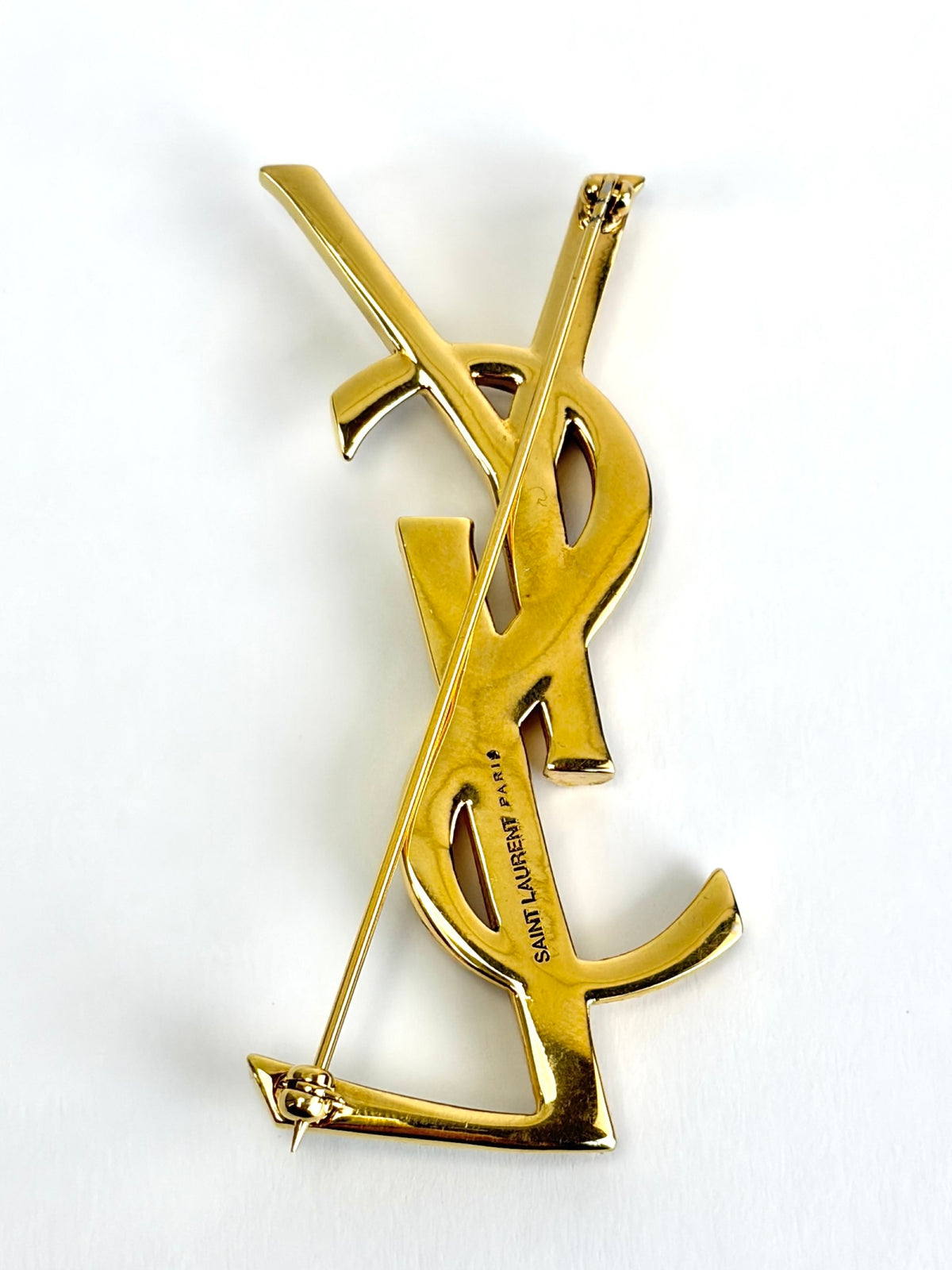YSL Cassandre snake brooch